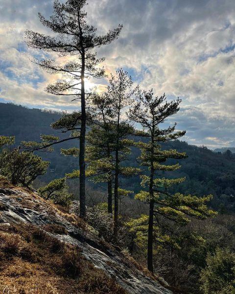💙 Winter is our secret season at the #HeightofHappiness. 

📷: @yesternow

#highlandsnc #sunsetrock #highlandsncsunsetrock #sunsetrockhighlands #secretseason #ncmountains #visitnc