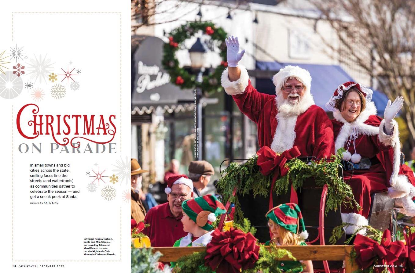 Did you 👀? @ourstatemag featured our #HighlandsChristmasParade! 🥁 Join us this Saturday, Dec. 3!