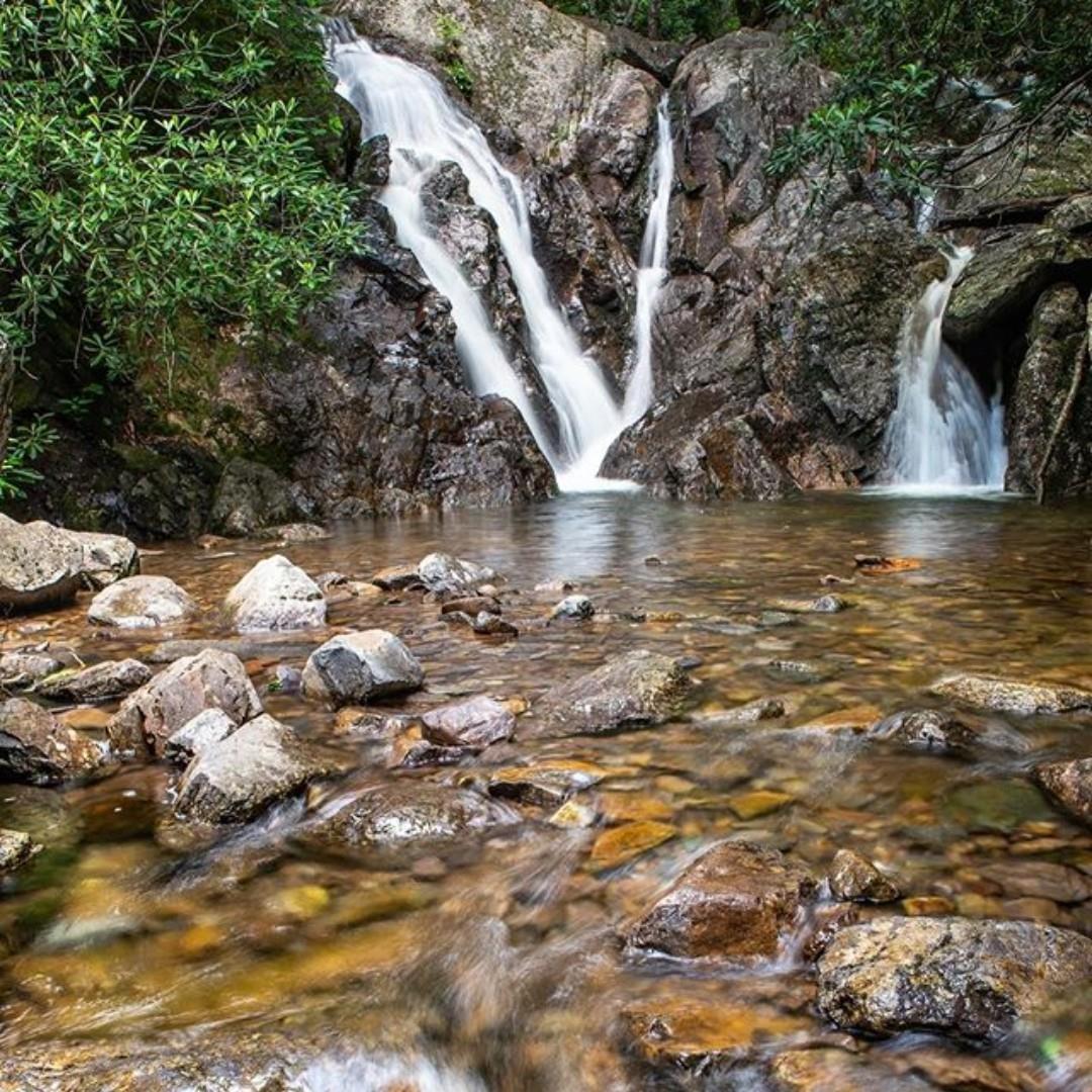 Just a 1.51 mile hike, and it's a loop to get to these falls, hop on the Cabin Creek Trail. Then you’ll see awesome Cabin Creek Falls.
.
📍 829 Grayson Highland Ln., Mouth of Wilson, VA. Near Mount Rogers and Whitetop Mountain, Virginia's two highest mountains. Drive Time: Northern Va., 6.5 hours; Richmond, 5.5 hours; Virginia Beach, 7.5 hours; Roanoke, 2.5 hours; Winston-Salem, 1.5 hours; Charlotte, 1.5 hours; Raleigh, 4 hours.
.
Tag us to be featured: #vastateparks
📷: leanna_ward_photography
