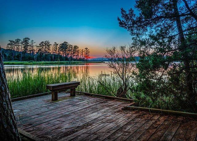 Chasing the last vibe of sunset.
.
📍 1632 Belle Isle Rd., Lancaster, VA in Lancaster County on the Rappahannock River. .
Belle Isle has seven miles of shoreline on the Northern Neck's Rappahannock River and provides access to Mulberry and Deep creeks. The park lets visitors explore a wide variety of tidal wetlands interspersed with farmland and upland forests. It has a campground, three picnic shelters, hiking, biking and bridle trails, and motor boat and car-top launches.
.
Tag us to be featured: #vastateparks
.
📷: _kyleboykin
