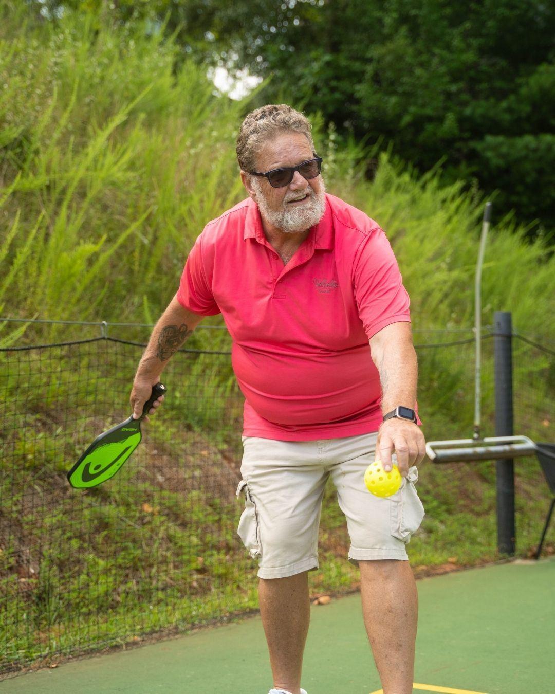 Pickleball at Valhalla has a way of turning even the calmest guests into competitive legends. 

Maybe it’s the mountain air, maybe it’s the bragging rights, or maybe it’s just too fun to play it cool. 

Either way, the court energy stays high and the views stay unbeatable.