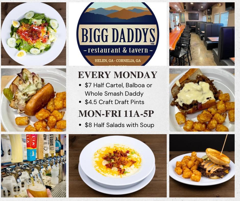 Come start your week with us! 🥗 🥣 🍔 🍻
