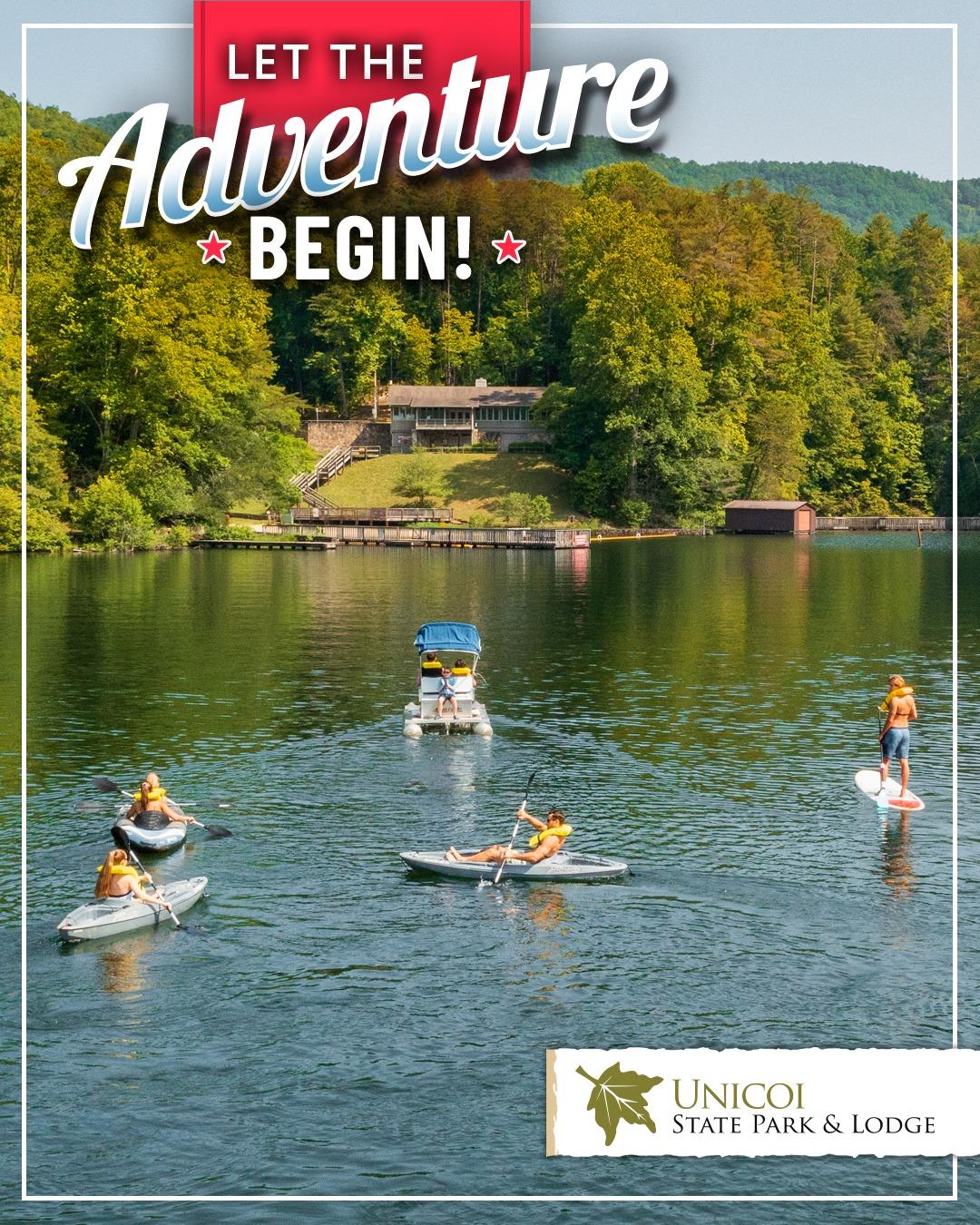 Warmer days mean it’s time to get back on the water. Paddle, kayak, pedal boat, and soak in the mountain views at Unicoi State Park & Lodge.

 
#unicoistatepark #exploregeorgia #northgeorgia #weekendgetaway