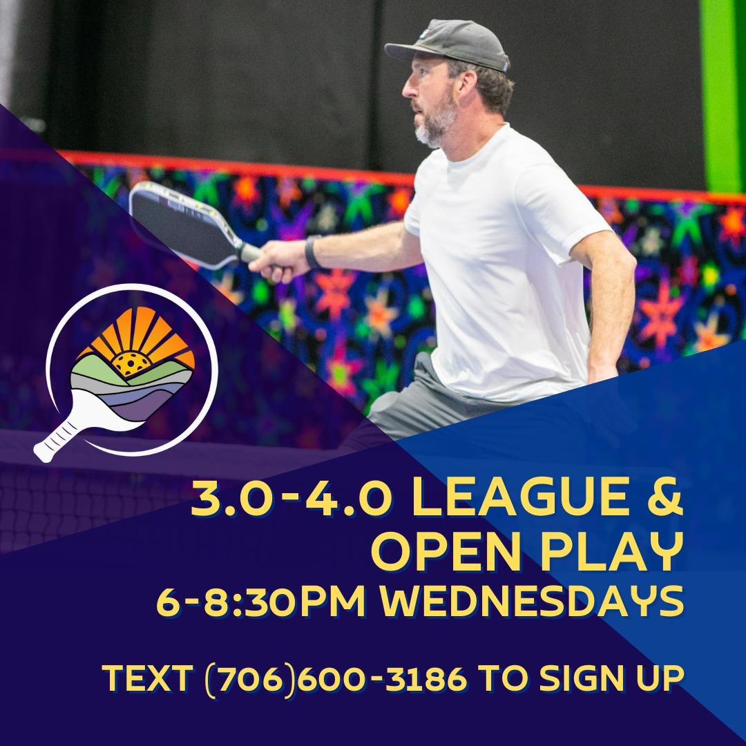 Wednesday night pickleball! Flex league and open play tonight! Sign up at (706)600-3186. #pickleball