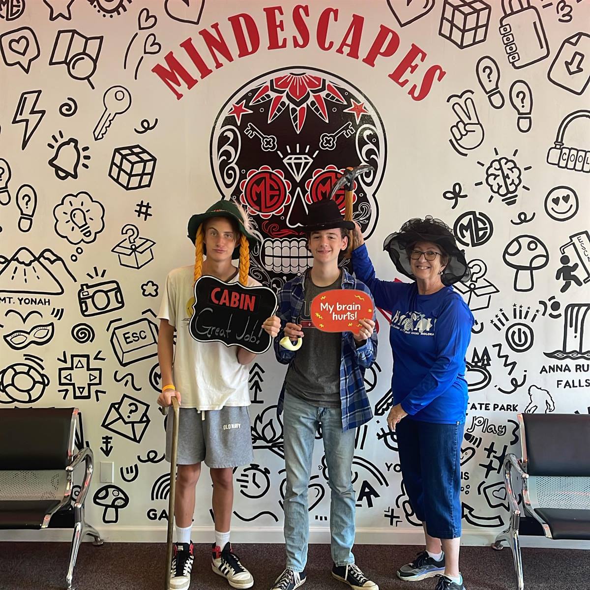#groupfun #cabininthewoods #wanderland #EscapeRoomFun #cluemein #escaperoomfun #bigfootrampage #adventureawaits #escaperooms #familyfun #alpinehelen #helenga #familyactivities #mindescapesofhelenga #escaperoomofhelenga