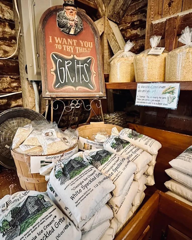Is there anything better on a cold winter day than a steaming bowl of Nora Mill Granary grits? Stop by #AlpineHelenGA's operational gristmill and taste the difference their original 1,500 pound French Burr Stones make on grits, cornmeal and more. | @noramillgranary 

#noramillgrits #noramillgranary #helenga #northga #locallygrowneats #gourmetgrits