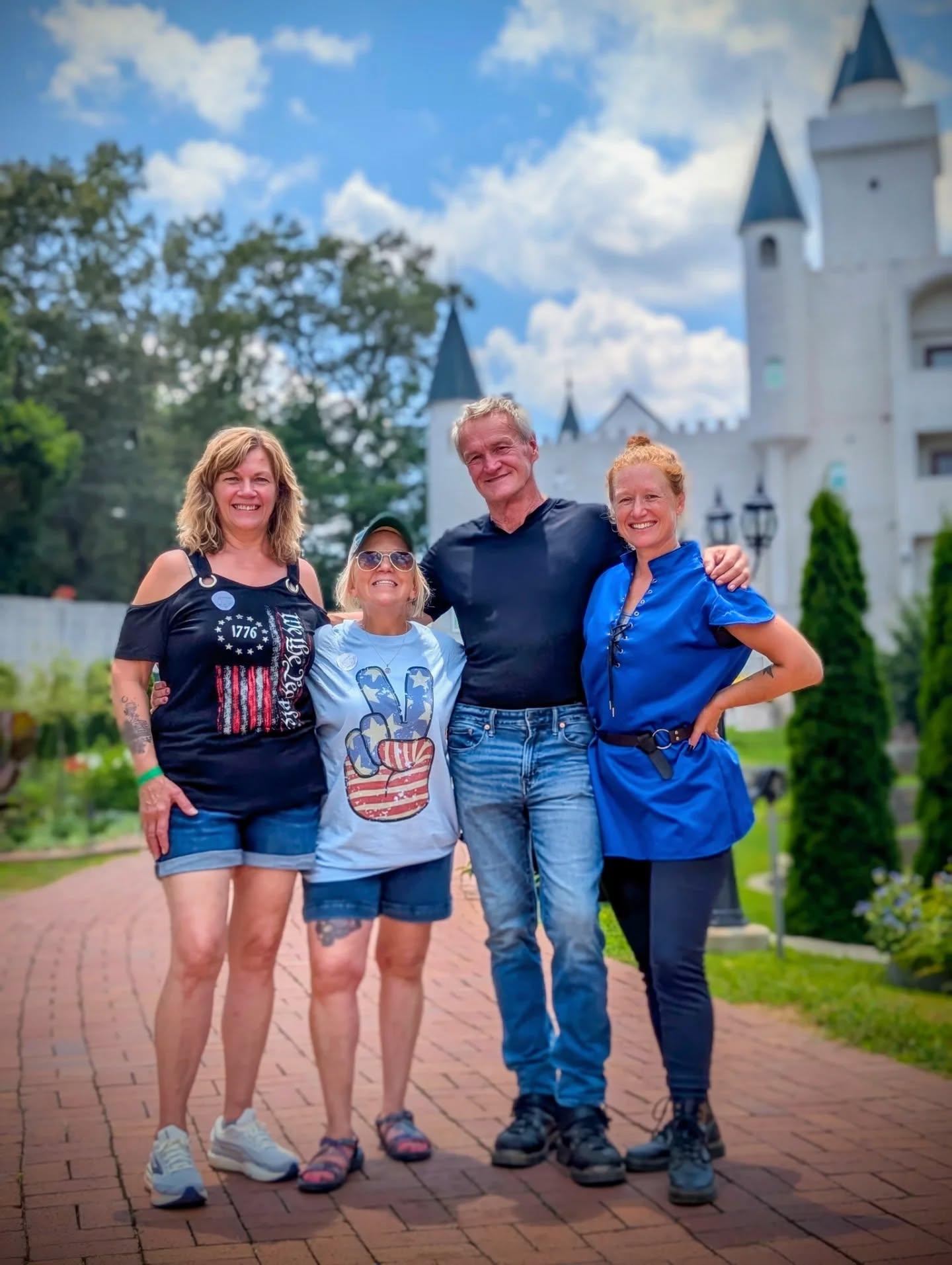 Enjoy this beautiful weekend in Helen with a castle visit, the Castle Crew is ready to welcome you! Offering various guided tours, time to explore the castle walls and 2.5 acre courtyard, philosophical murals, tower climbs with mountain views and more, Uhuburg is open on Saturdays and Sundays.

Saturdays 10 to 3:00*
Sundays 11 to 3:00*
*entrance closes at 2:00

Advanced ticketing recommended through https://www.uhuburg.com/

#castle #DayTrip #OnlyinGeorgia #HelenGA #NorthGeorgia