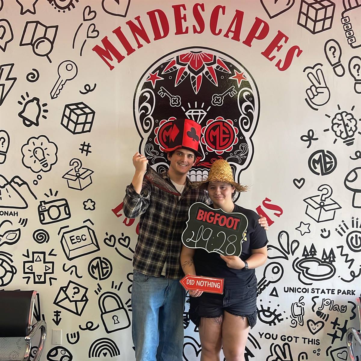 #groupfun #cabininthewoods #wanderland #EscapeRoomFun #cluemein #escaperoomfun #bigfootrampage #adventureawaits #escaperooms #familyfun #alpinehelen #helenga #familyactivities #mindescapesofhelenga #escaperoomofhelenga