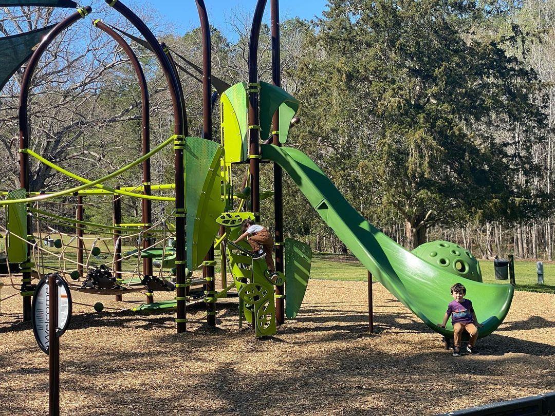 DYK? The Medoc Mountain State Park Playground is the only playground at a state park in NC!
🤸
Plan a trip: Link in bio
🤸
#DiscoverHalifaxNC #VisitNC 
📷: @allen.robertson.104