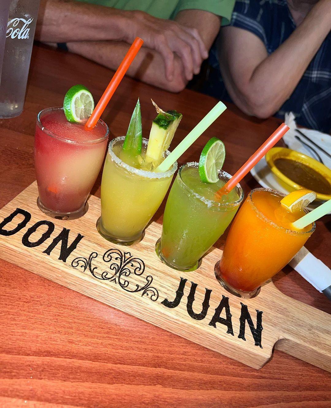 #WhenInRoanokeRapids Order the Margarita Flight from Don Juan Mexican Restaurant 😃 
📍 270 Premier Blvd, Roanoke Rapids 
.
📷: @denise_beaver
#DiscoverHalifaxNC #VisitNC #ThirstyThursday #VisitHalifaxNC