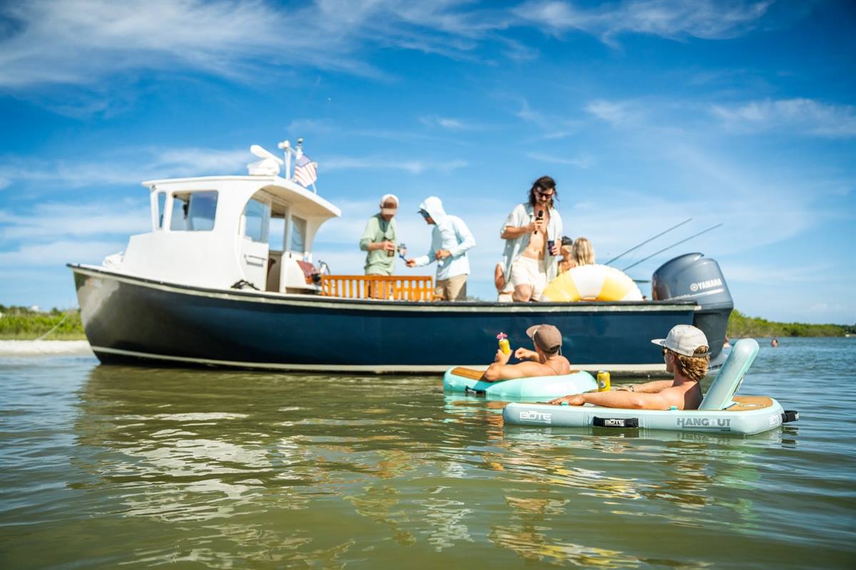 Narwhal Karaoke? Yes. 

Book a trip on our vintage lobster boat and see the side of New Smyrna you won’t see off the dock. Our sandbar and sunset tours are filling up. #nsbinlet #nsbfam #newsmyrnabeach #newsmyrna