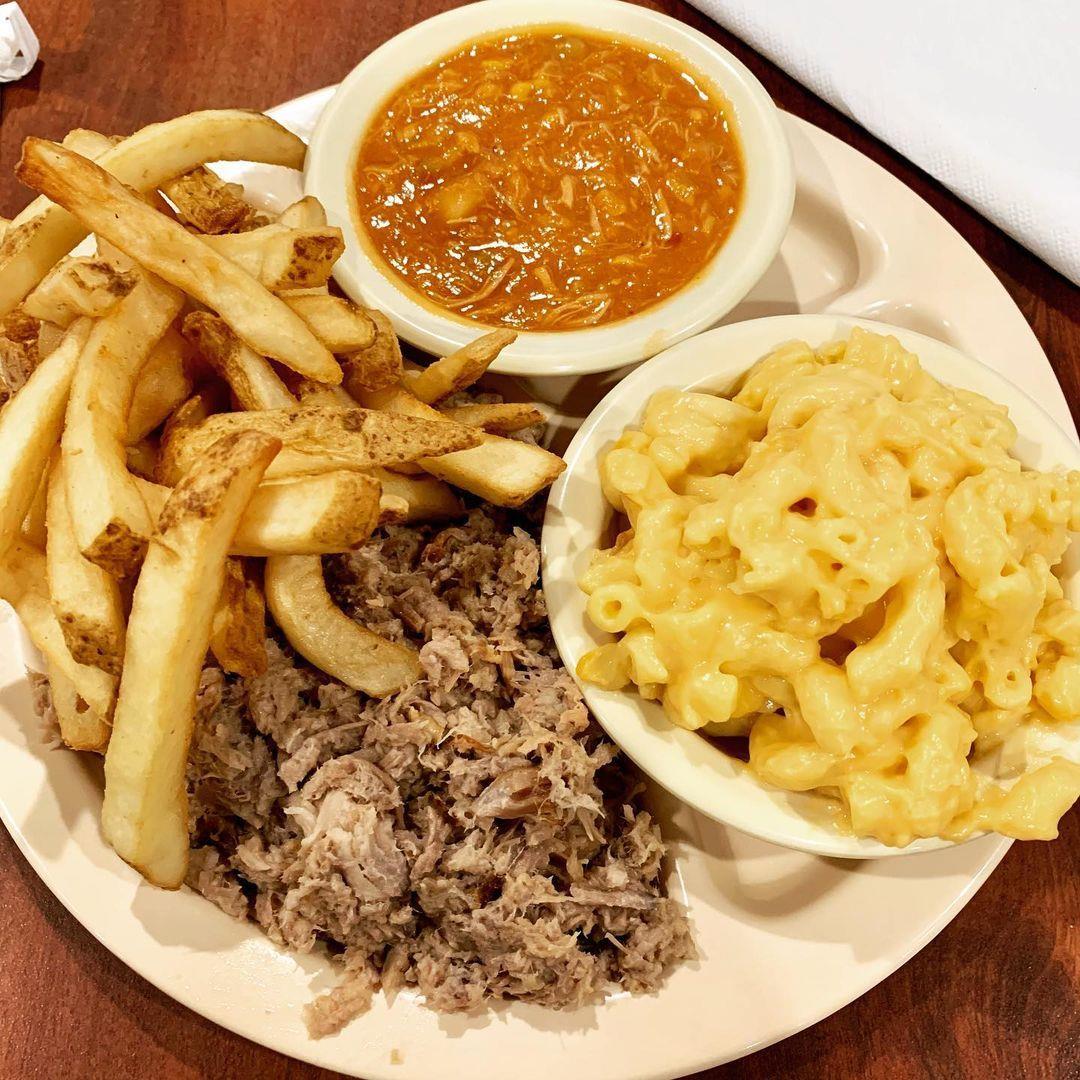 Because Eastern NC barbecue is the only real barbecue out there, right?
The buffet at Ralph's Barbecue is open and ready to serve you! 🍽🐖
.
.
📸: @TheEatersGuide 
#DiscoverHalifaxNC #VisitNC #LoveNC #EatinNC #ExploreNC