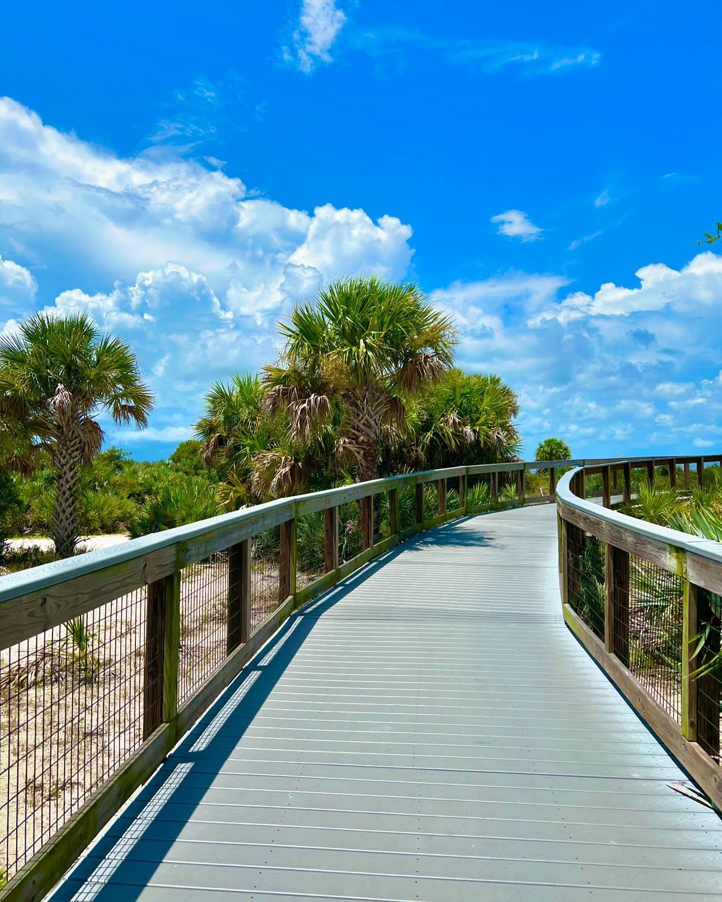 The beautiful boardwalk at Smyrna Dunes Park, New Smyrna Beach, FL #smyrnadunespark #newsmyrnabeach