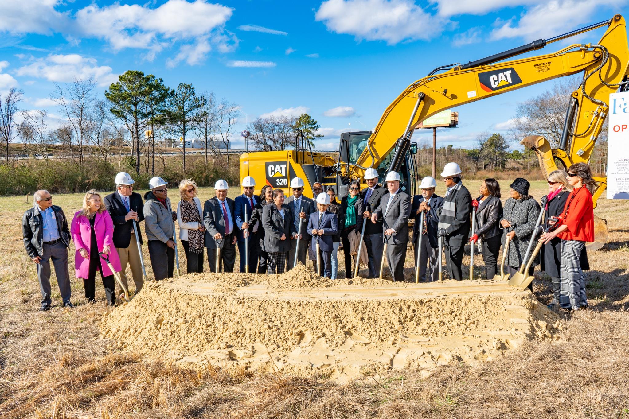 Carolina Star Hotels broke ground today on a Fairfield by Marriott Inn & Suites at I-95 Exit 173 in Weldon, North Carolina. This will be the first Marriott property to open in Halifax County, NC, representing a $12 million investment in the area. Weldon is a prime location for this new property with its proximity to I-95 and the Roanoke River. Congratulations Carolina Star Hotels, The Town of Weldon, and all of Halifax County!

Fairfield by Marriott  #visithalifaxnc #visitnc
