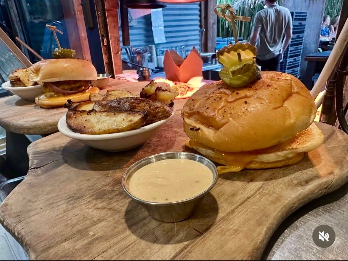 Who's hungry? Our smash burgers are so delicious!