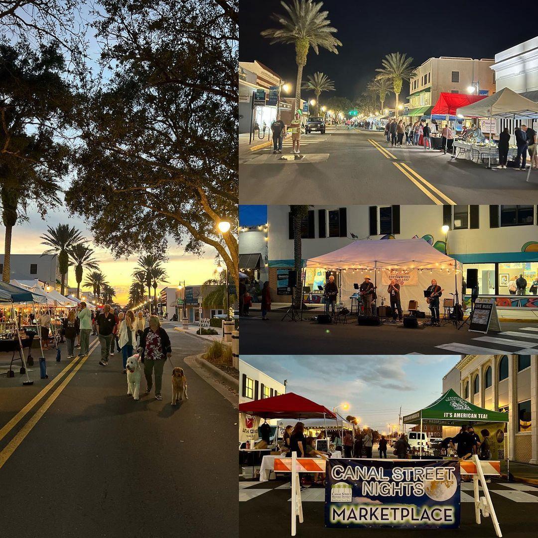 TONIGHT: Celebrate St Patrick's Day at Canal Street Nights! Enjoy a fun-filled evening with expanded streetside dining, vendors, special hours for businesses, kid’s zone, and specialty food vendors. Link in bio.
📷: @canal_street_nsb 
 #LoveNSB #LoveFL #StPatricksDay