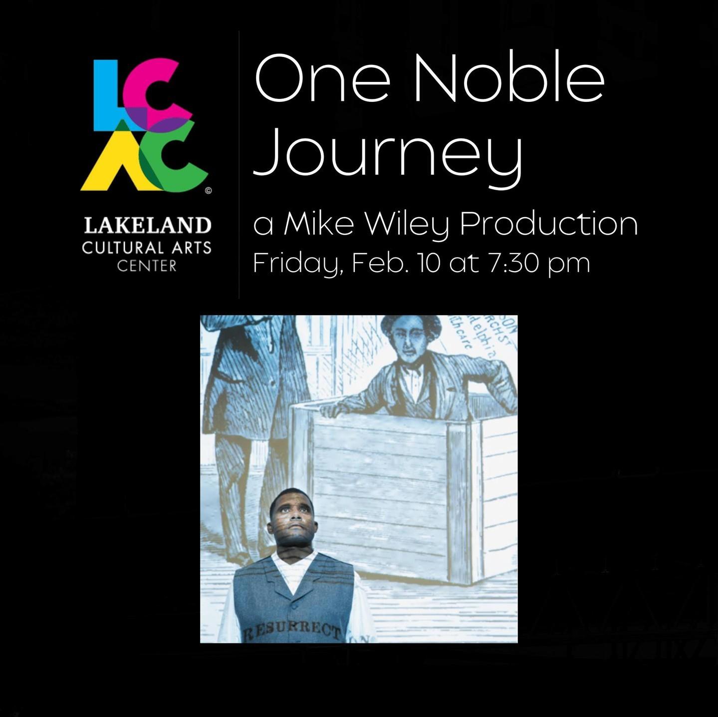 Feb 10: Acclaimed NC Playwright and Actor, Mike Wiley, returns to the @lakelandcac stage with the story of Henry "Box" Brown in "One Noble Journey"
🎟️ Get tix: Link in bio
.
#DiscoverHalifaxNC #VisitNC #VisitHalifaxNC