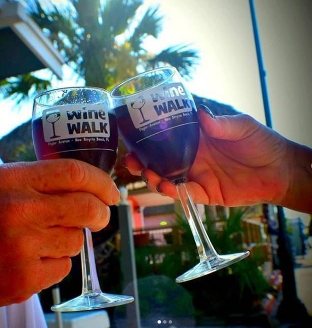 The monthly Flagler Avenue - Wine Walk returns on Jan 29 from 1 to 7 pm. During the progressive event, tasters can sample 20 of the 100 showcased wines, using their tasting tickets. 🍷🍷🍷 
Ticket info in bio.
#LoveNSB #LoveFL #WineWalk