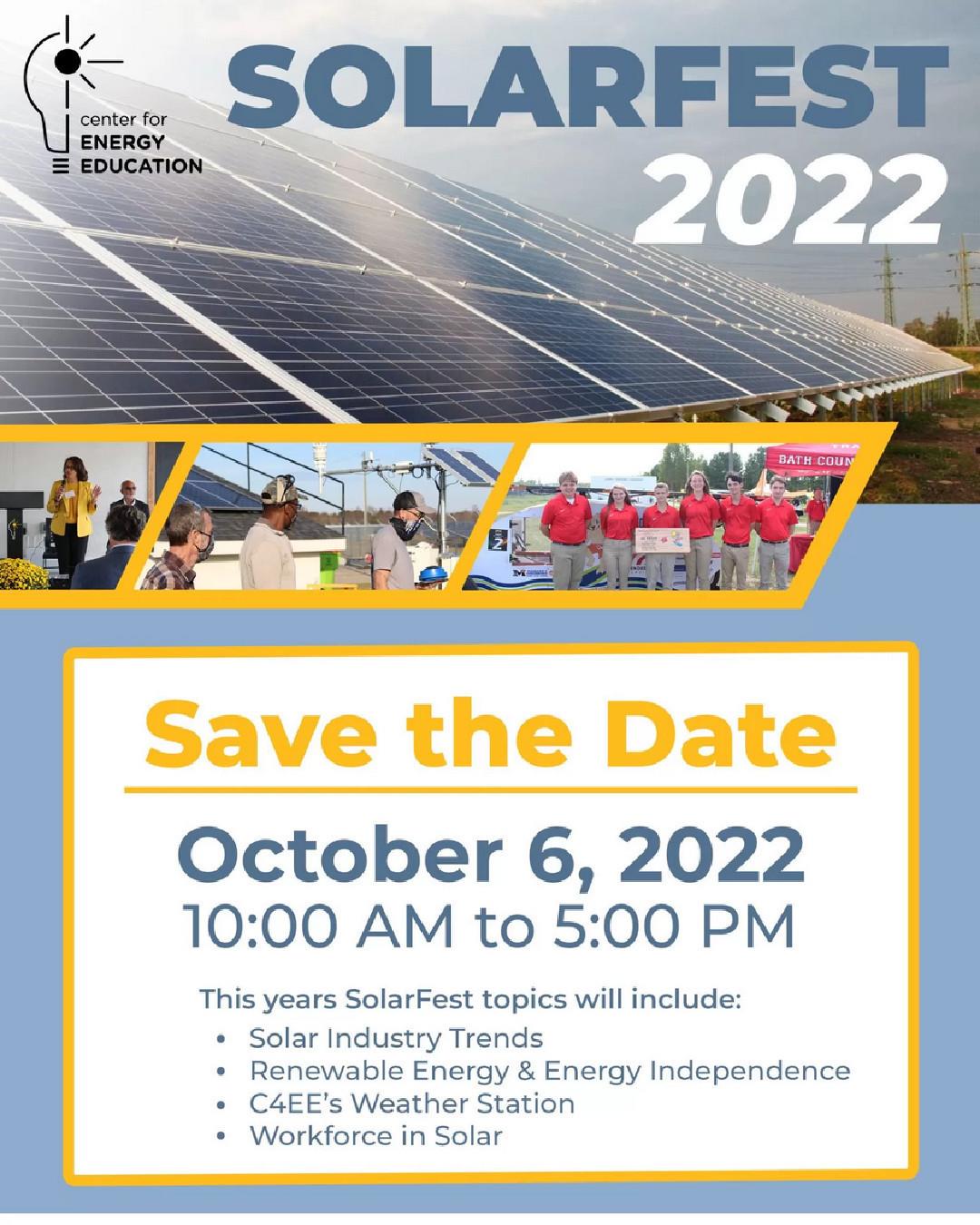 In ONE MONTH: SolarFest returns to the @center4ee_ in Roanoke Rapids on October 6! 
🌞
The all-day event will feature special guests, seminars, exhibits and more. 
🌞
Follow link in bio for more event info 
🌞
#DiscoverHalifaxNC #VisitNC