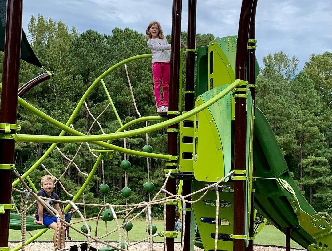 DYK? The Medoc Mountain State Park Playground is the only playground at a state park in NC!
🤸
Plan a trip: Link in bio 
🤸
#DiscoverHalifaxNC #VisitNC 
📷: bnheest/IG