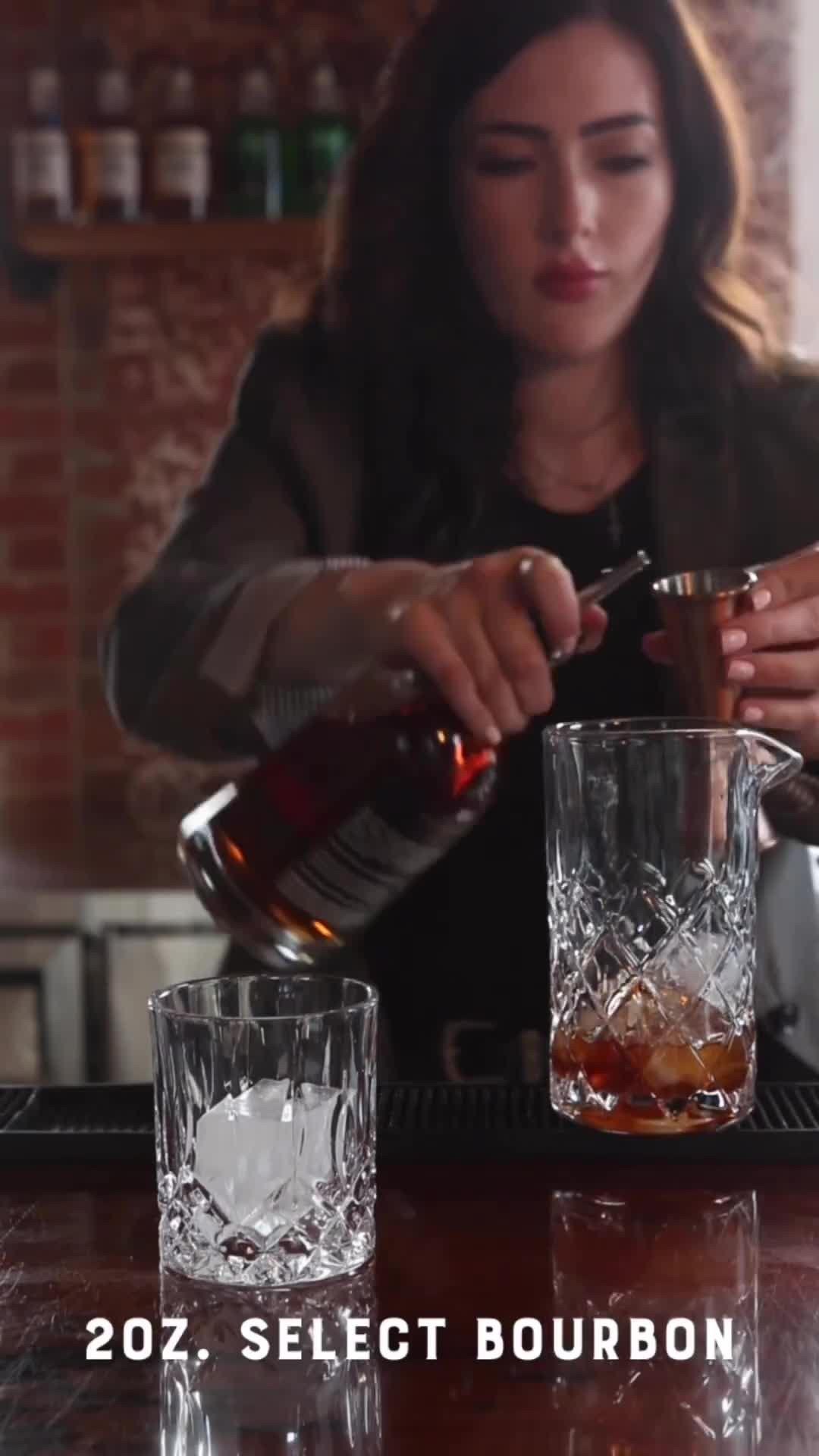 Sip & enjoy this @weldon.mills-inspired cocktail 🥃 
Brown Sugar Praline Old Fashioned
2oz. Select Bourbon
¼ oz Brown Sugar Praline Syrup
2 Dashes Aromatic bitters
2 Dashes Black Walnut bitters

🍊 Orange Brulé Rocks glass. Ice ball. Dash bitters over ice. Add syrup and Bourbon. Stir with bar spoon. Garnish with Brulé orange.
.
📹: @weldon.mills
#DiscoverHalifaxNC #VisitNC #CocktailRecipe #VisitHalifaxNC