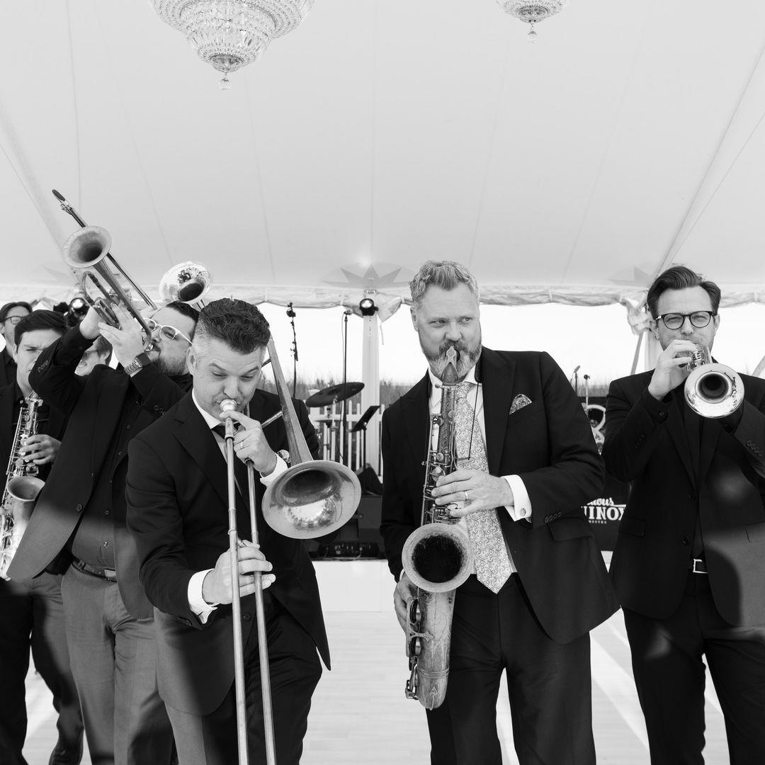 May 27: Don't miss the fiery hot and soulful Southern big band, @equinoxorchestra at @lakelandcac 🎺 
🎫 Get tix: Link in bio
.
📷 @equinoxorchestra via @danifinephotography
#DiscoverHalifaxNC #VisitNC #VisitHalifaxNC