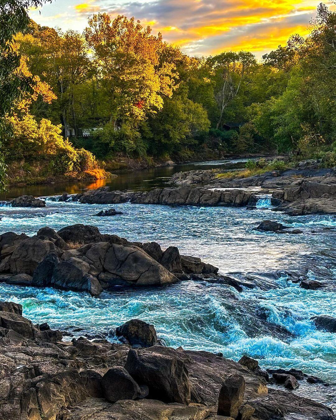 #ScenicSunday inspiration from River Falls Park in Weldon 💛 💙 
Share your scenic Halifax County scenes by using #VisitHalifaxNC 
.
📷 @officialkieranb
#DiscoverHalifaxNC #VisitNC #VisitHalifaxNC