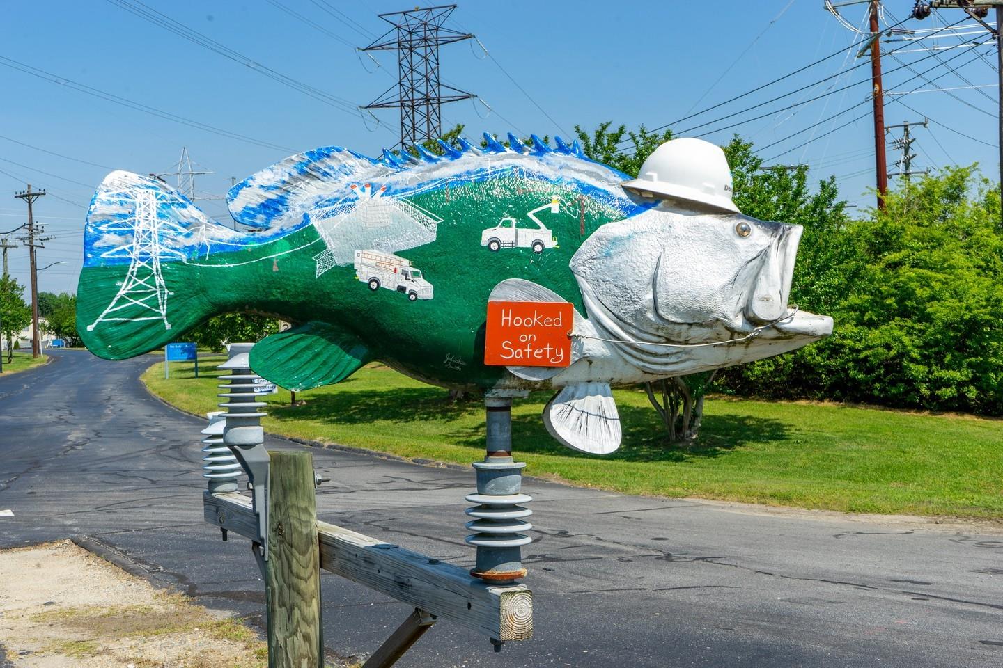 🎣 Cast a line on a unique family fishing trip when you seek out all of our creatively painted 72” "fish" statues throughout Halifax County! 
🐟 See the full list here: https://bit.ly/2NWh3Sg
.
#DiscoverHalifaxNC #VisitNC #GoFish #RoanokeValleyRocks
