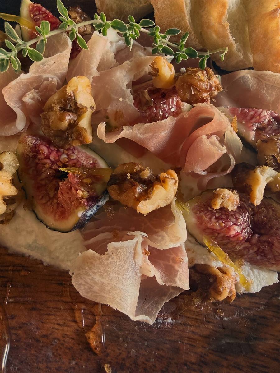 Tonight from 4-6 $15 off bottles / $2 off glasses of wine. 

Thursday dinner 4-9 

Whipped ricotta, figs, serrano, spiced walnuts & candied lemon 

Curry lentil soup (VGFF) 

Local red snapper 

Warm peach galette, berry jam & vanilla ice cream 

#dinner #dessert #lovensb #discovernsb #local