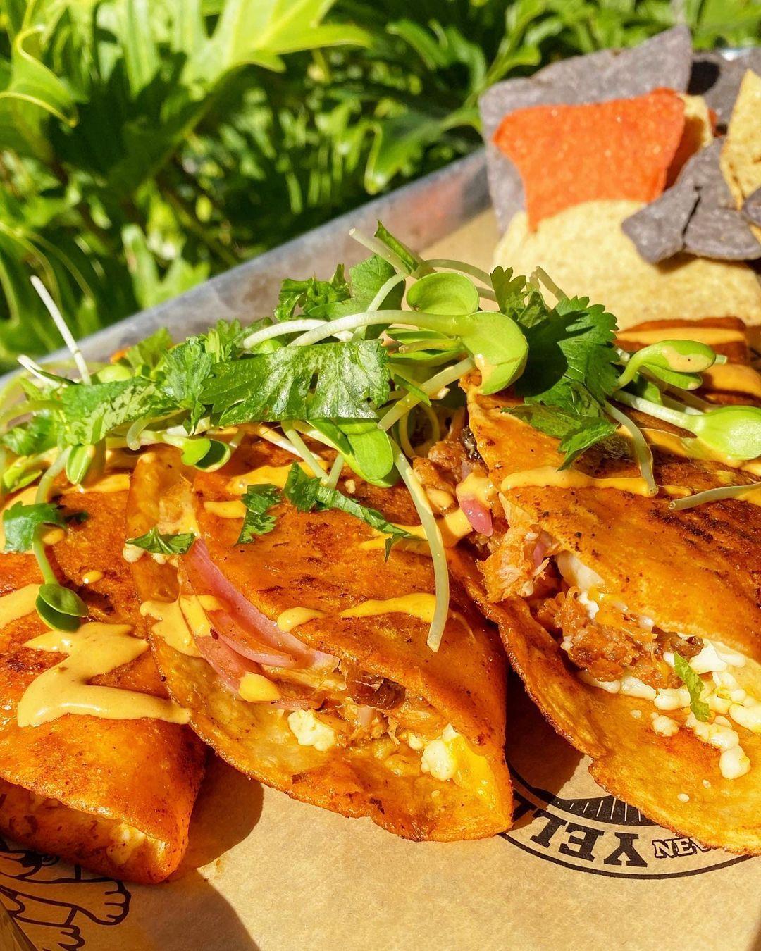 These Birria Pork Tacos from @ydekitchenbar are #TacoTuesday goals 🤤 
#LoveNSB #LoveFL #NSBEats
📷: ydekitchenbar/Instagram