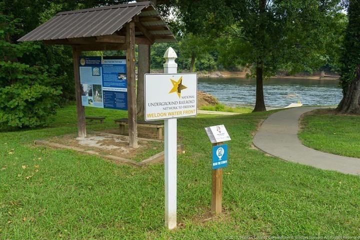 The Underground Railroad’s complex transportation network is honored with 3 @nationalparkservice designated locations in Halifax County. 
🎧 Listen to stories of Freedom Seekers on the Halifax Underground Railroad Audio Tour. Link in bio. 
.
#DiscoverHalifaxNC #VisitNC