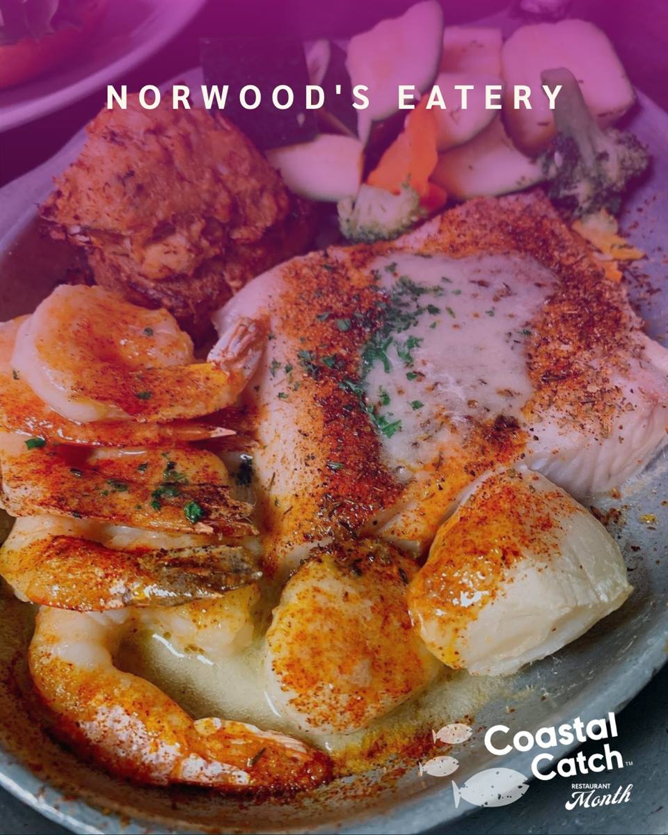 “The atmosphere alone is worth the visit — the environment is awesome, unique, and has a great vibe from the moment you walk in.” – Jay Waller on Google

🌳🍴@norwoods_treehouse pairs fresh coastal flavors with its iconic treehouse bar, creating one of the New Smyrna Beach Area's most unique dining experiences.

Mark your calendar: This October, Norwood's Restaurant & Treehouse Bar will be part of Coastal Catch Restaurant Month, featuring a prix fixe menu and limited-time dishes that celebrate the coastal flavors of the New Smyrna Beach Area.

Plan your Coastal Catch experience at our bio link!

#NSBCoastalCatch #LoveNSB #NSBAreaEats #NewSmyrnaBeach