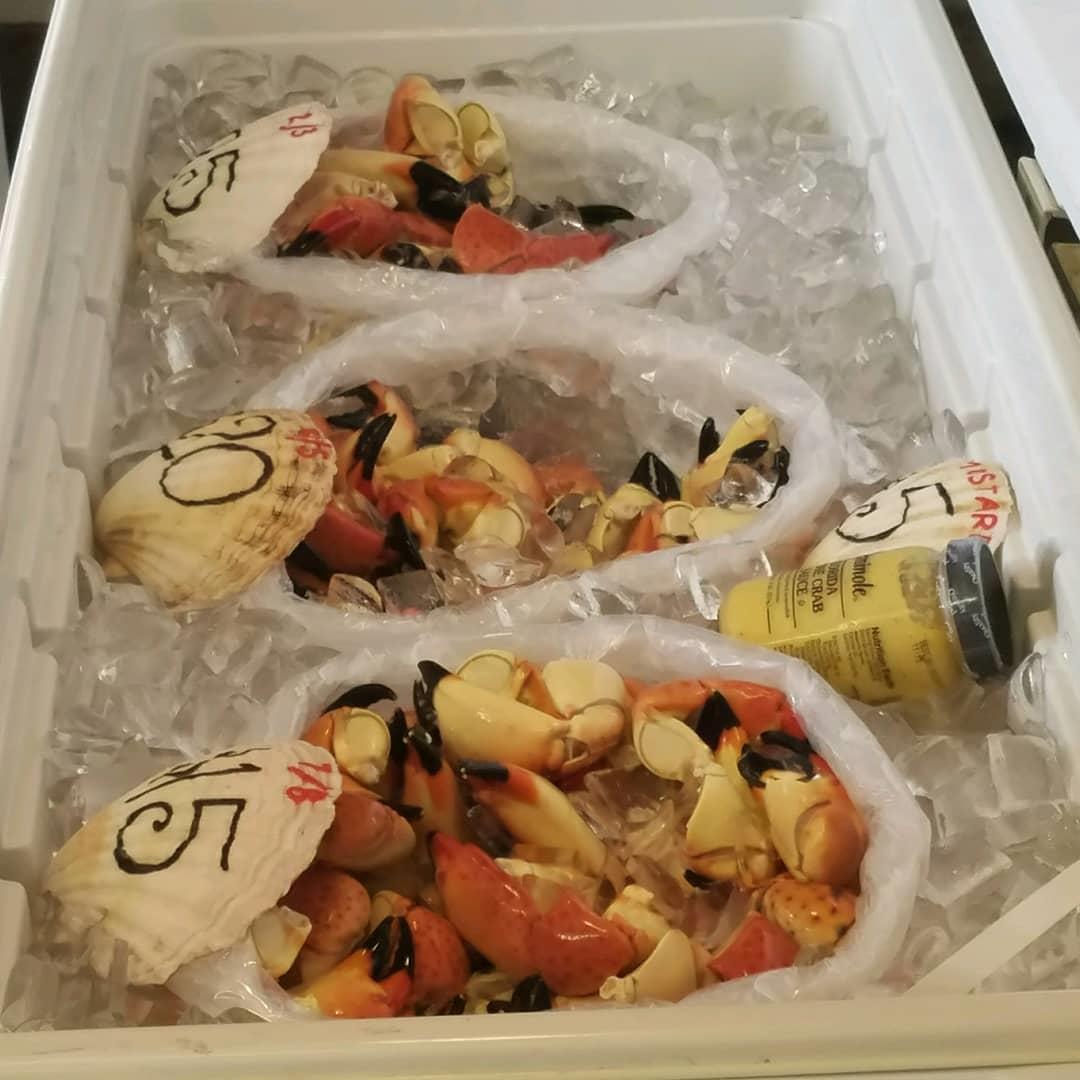 Stone crab. Sooo good. When in Hernando Beach Fl, grab some stone crab claws. Really mellow and delicious. #stonecrabclaws, #delicious, #hernandobeachflorida, #visitcuz, #relax,