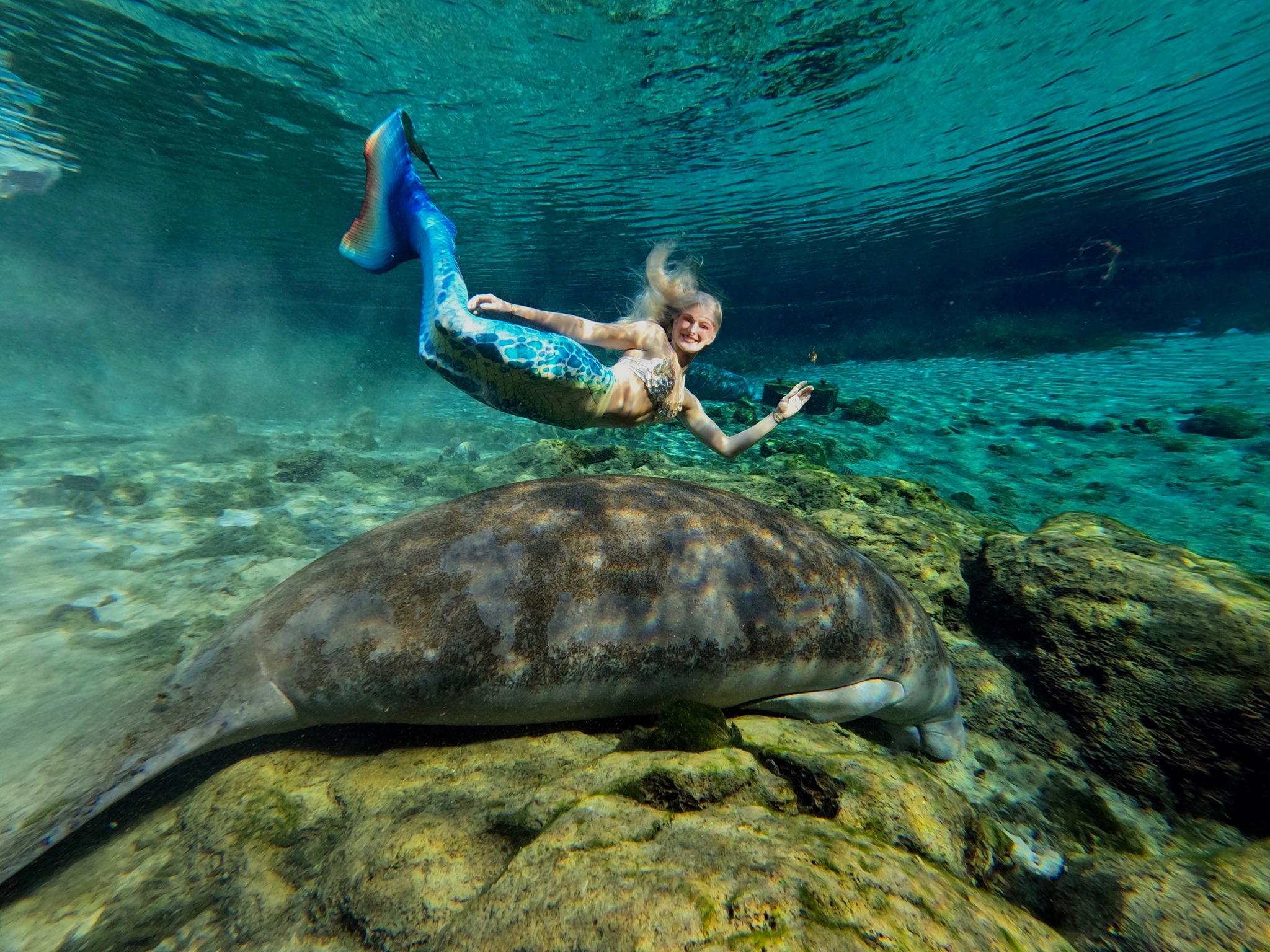 🧜🏻‍♀️ Happy #MermaidMonday with Felicia! The mermaids perform daily, 365 days a year. (Weather permitting). Check the free app for the latest showtimes.

Download the new Friends of Weeki Wachee Springs State Park for FREE and sign up for real-time notifications, including weather closures, the release of camp dates, capacity updates, Buccaneer Bay schedule, Mermaid Show times, and other important information. Visit https://friendsofweekiwachee.com/app/ for more details.

#mermaid #lovefl #fladventurecoast #tourism #travel