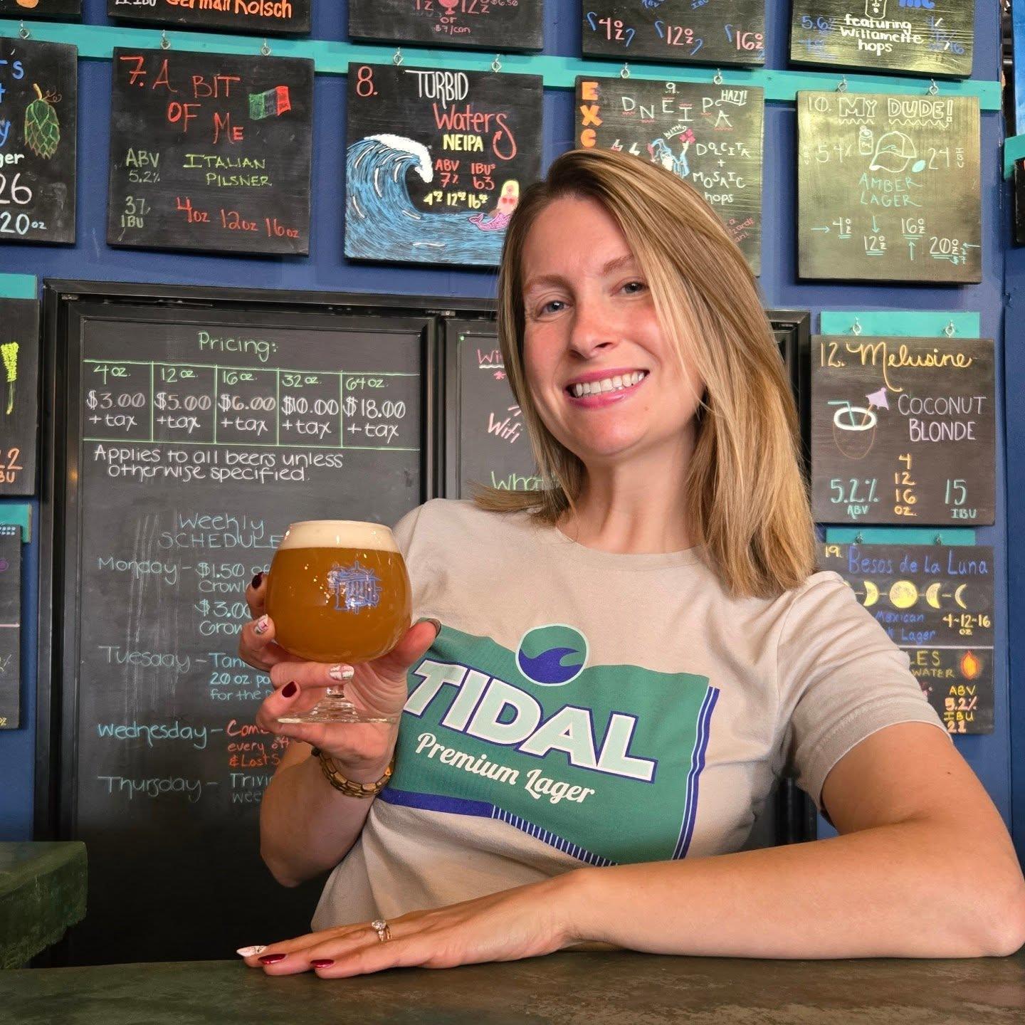 EXCELSIOR! 🪄 
.

Experience the magic of our brand new double “hazy” NEIPA. We’ve hopped this one with a generous amount of new to us, Dolcita, and Mosaic to really cast a spell on your senses.
.

Bold, tropical, and velvety - it is SO dang good! Are you going to indulge in one of these this weekend? Come hang with the_gypsea elle.alana and the.ryan.cleveland today 🍻