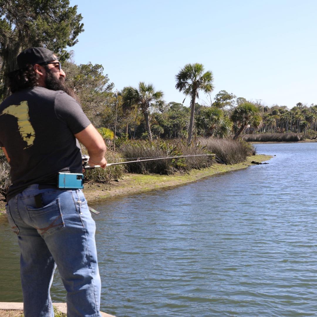 Feeling lucky? Come try your luck with our amazing mullet fishing at Mary's Fish Camp! 🍀🐟