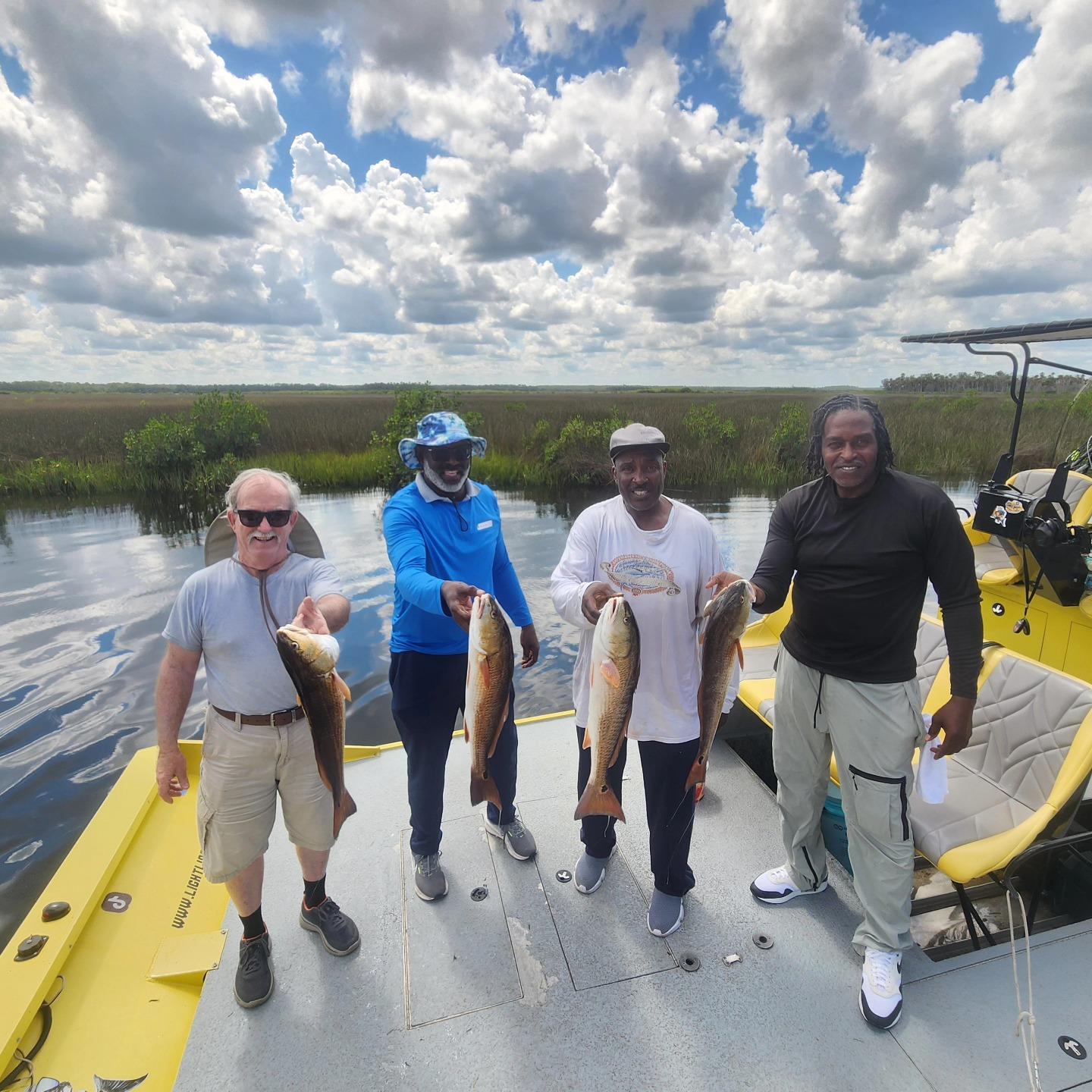 Awesome day out airboat fishing today 🤘 Are you ready? Book Now www.lightlinesgoodtimes.com (352)200-1960