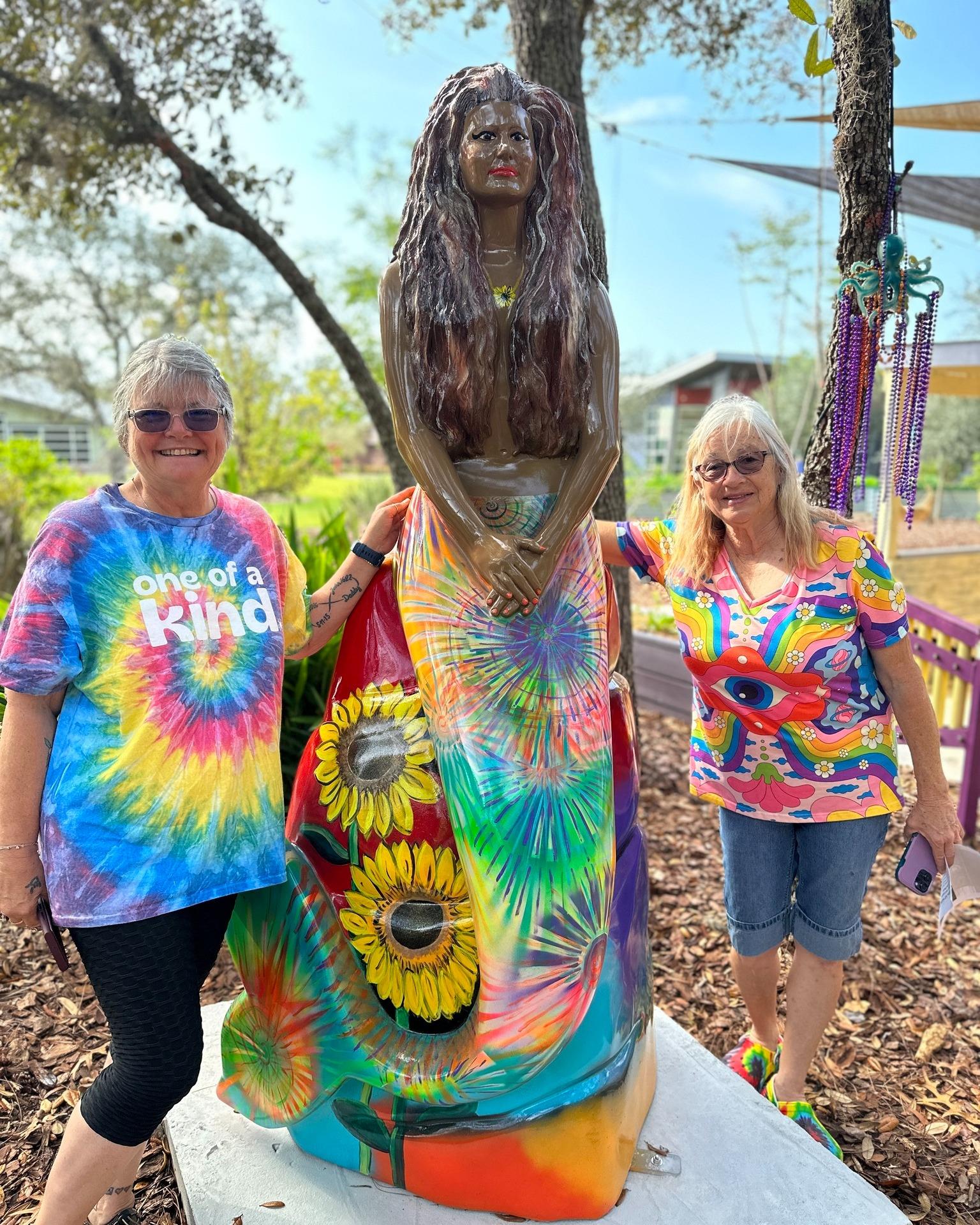 The @mermaidtaletrail is making waves on Florida's Adventure Coast 🌊🧜‍♀️ 

📸: @wellcomeomcenter

🌻Make sure you visit this lovely statue at the WellCome OM Center, where the 'BEE Conscious, Honey Bee Day and Craft Fair' is happening on August 19! 🐝🍯

🧜‍♀️ MERMAID TALE TRAIL MAPS

Have you picked up a map yet? Stop by the Brooksville Welcome Center at 205 E Fort Dade Ave for a physical map, or visit the link in our bio for more information.

#FLAdventureCoast #MermaidTaleTrail #WeekiWachee #Brooksville #SpringHill #Florida #MermaidTrail #mermaidsarereal #floridalife #mermaid #wellcomeom