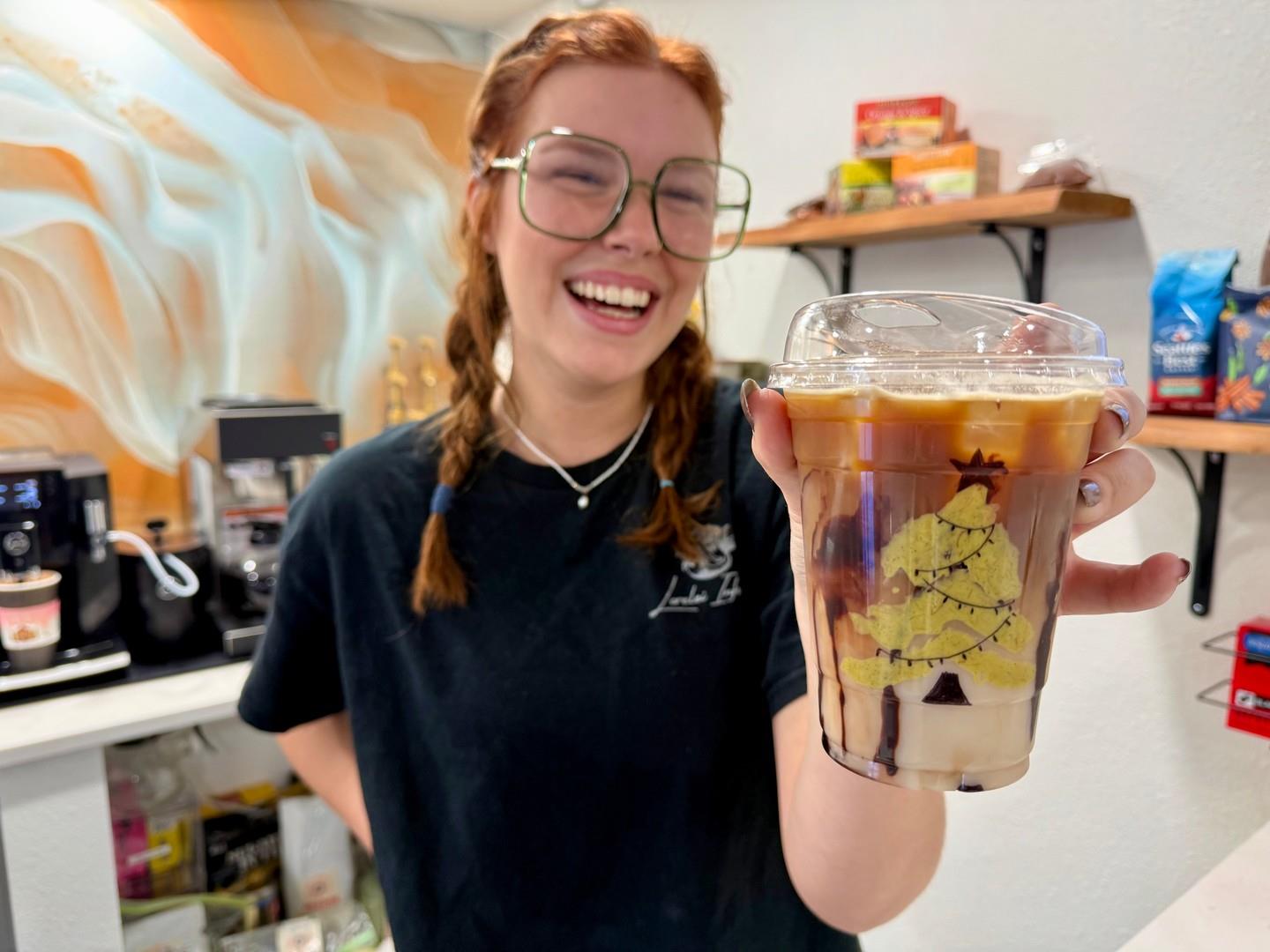 Warm your spirit this holiday season with festive drinks at Lorelei Infusions! ☕🎄 

📸 @lorleiinfusions

☕ This Christmas tree latte was created with pistachio cream and drizzled chocolate on the inside of the cup - Yum!

Have you visited this new ice cream shop in Brooksville, FL yet?

#FLAdventureCoast #Brooksville #ChristmasinFlorida #CoffeeTime #LatteArt