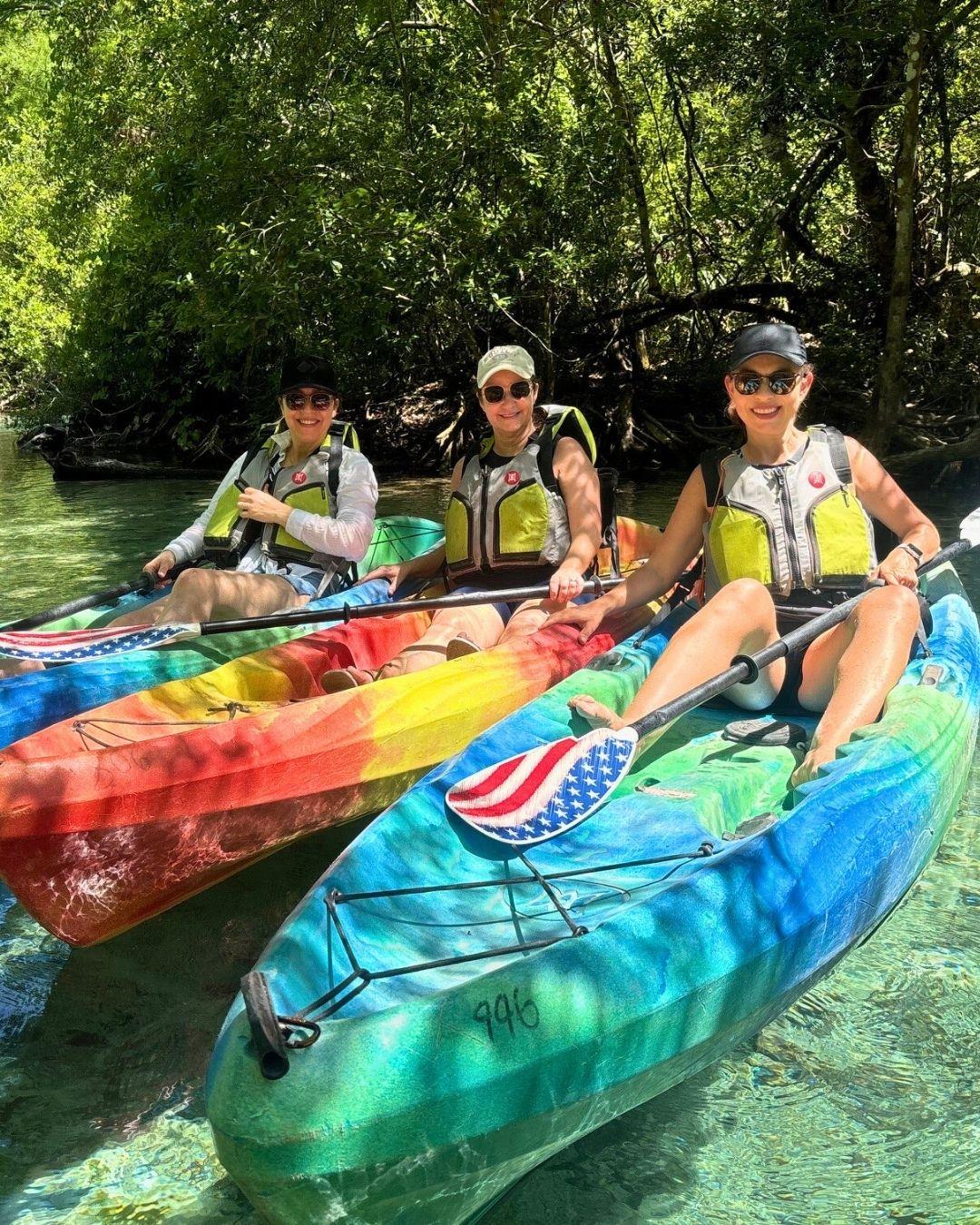 Paddle into paradise with a guided kayak tour at Weeki Freshwater Adventures.

Glide through crystal-clear waters, spot wildlife along the shore, and experience the beauty of the springs from a whole new perspective. 🌿🌊

#weekiwachee #weekiwacheesprings