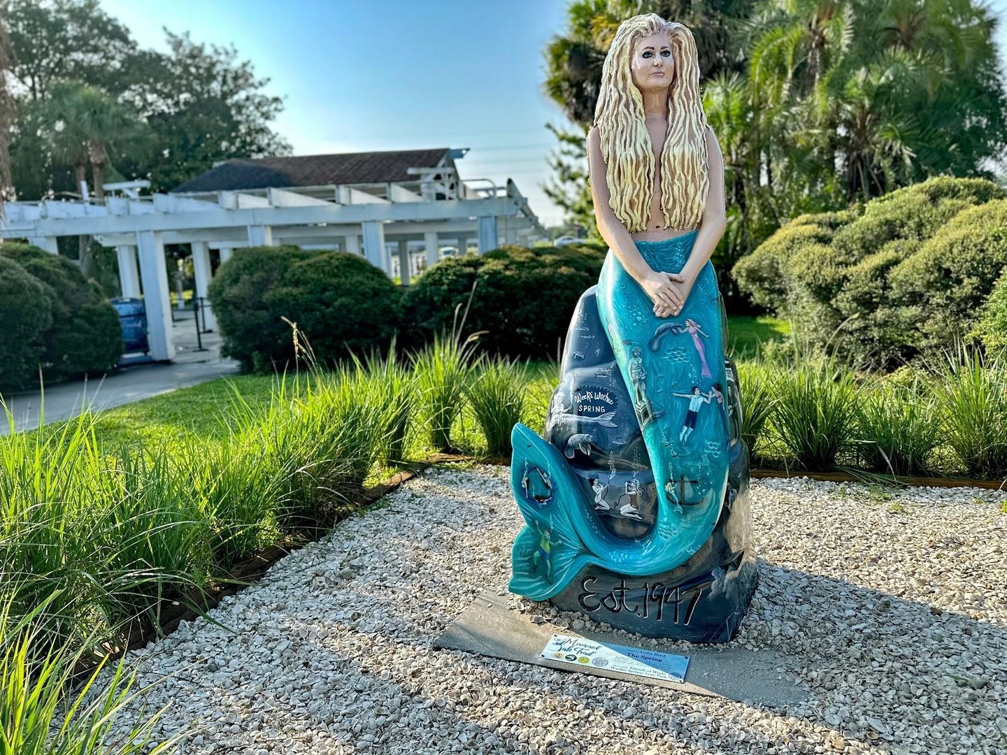 Consisting of 27 mermaid statues, The Mermaid Tale Trail is located throughout all of Hernando County. 🧜‍♀️🧜‍♀️🧜‍♀️⁠
⁠
Mermaid statues grace streets in Brooksville, Hernando Beach, and Spring Hill from Shoal Line Boulevard to Spring Hill Drive. How many mermaids have you found?⁠
⁠
📸: @mermaidtaletrail⁠
⁠
#FLAdventureCoast #hernandocounty #mermaidtaletrail #weekiwachee #weekiwacheesprings #lovefl #florida #floridatravel #mermaid