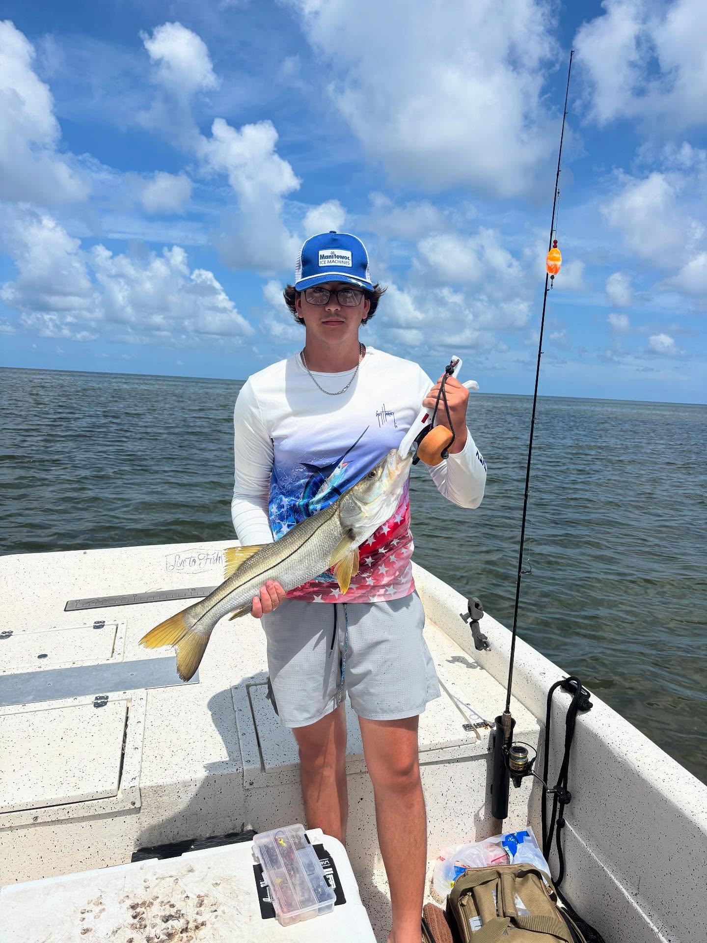 Been producing some very nice fish! Give us a call to get out early catch a limit than head over to the sandbar to take a swim! #guideprocompass #snook #redfish #trout #southernslam