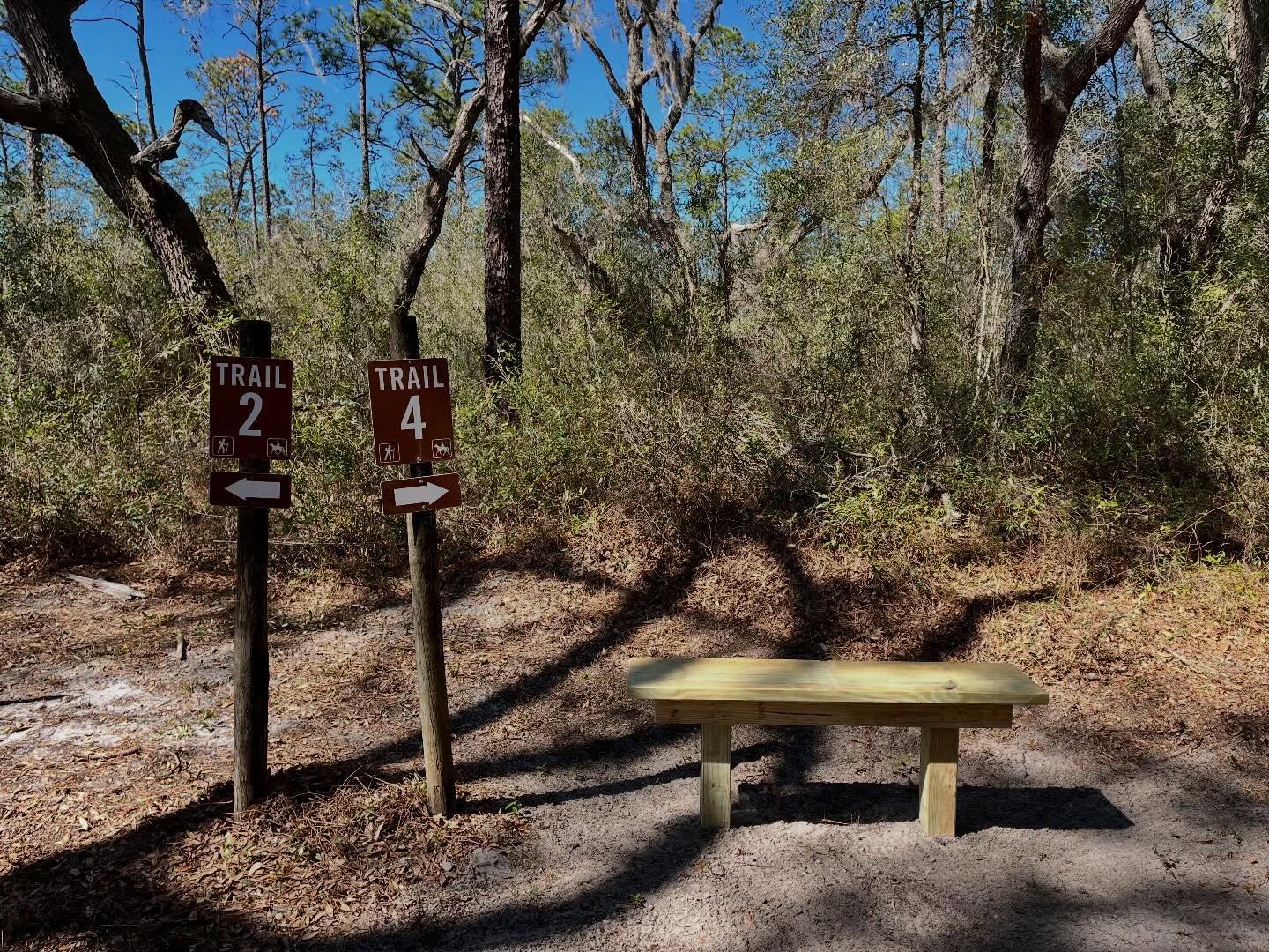 New benches installed out at Lake Townsen!