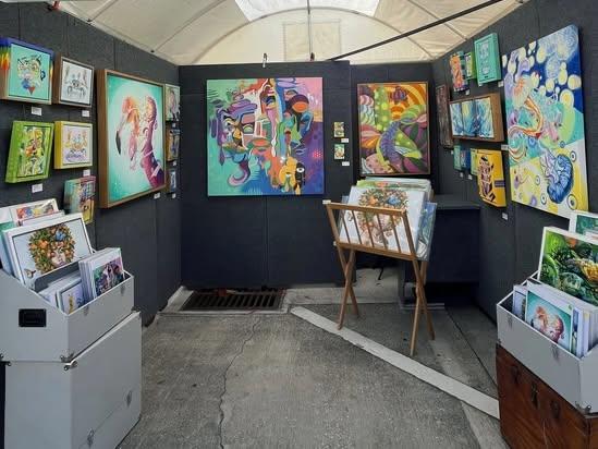Join us underneath the oak trees THIS WEEKEND for the 41st Annual Art In The Park and celebrate with us at Hernando County's premier art event! 🌳🎨

Don't forget — we need YOU to pick the winner of the People's Choice award! We have over 100 artists exhibiting this weekend, so this is no easy task. Make sure to check out all of the amazing artists and vote for your favorite on your "You be the Judge" card! You may even win a prize yourself 😉🏅

Pictured artists: Justin Alsedek, Roland St. John, Michael Knapp, Amanda Kiser, Ryan Michael Kelly, Eriken Ekefrey, Christine Dee, Diane Stover, West Evans, Allen Pettigrew