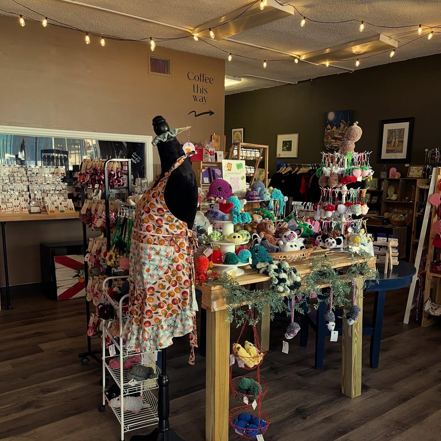 It’s Tangerine Festival day! 🍊✨

We’re OPEN from 11am-6pm and ready for the crowds!

☕ Sip on something cozy (or citrusy 😉)
🛍️ Shop 65+ local small businesses inside
🌿 Explore the vendors set up outside

Come sip, shop, and support local while downtown is buzzing… today’s the day to make a whole afternoon of it 🧡🍊

#ArtisanHaven #TangerineFestival #Brooksville #SipAndShop #ShopLocal