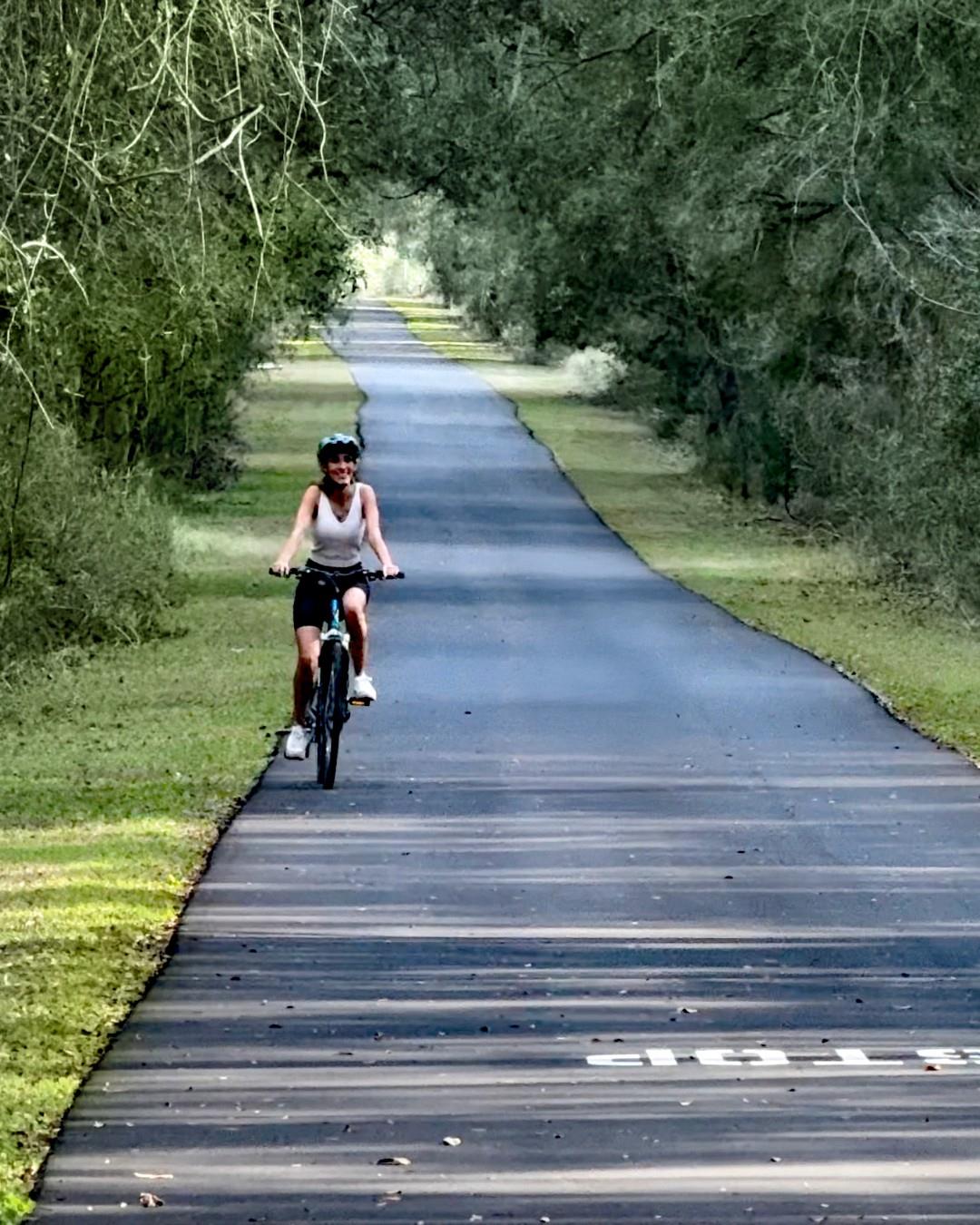 🚴‍♀️ Happy #WorldBicycleDay from Florida's Adventure Coast! 🚴‍♂️

From the Suncoast Trail—a paved path perfect for long-distance riders—to the scenic Good Neighbor Trail, to the Withlacoochee State Trail with its shady moss-covered oaks, every turn of the wheel leads to adventure.

Looking for something a little wilder? Tackle the off-road trails at Croom Wildlife Management Area, where rugged terrain meets beautiful pine forest views.