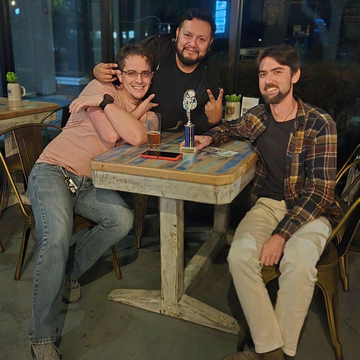 All we need to say is MEOW 😸 and you know the winners of our last game of trivia!
.
Tonight we are playing a little "love" themed version of our favorite game beginning at 7 pm. Krissie put together some great questions for y'all - You don't want to miss them!
.
The word of the day is **effervescence** and the elective is simply anything and everything related to Valentine's Day. Prosit 🍻