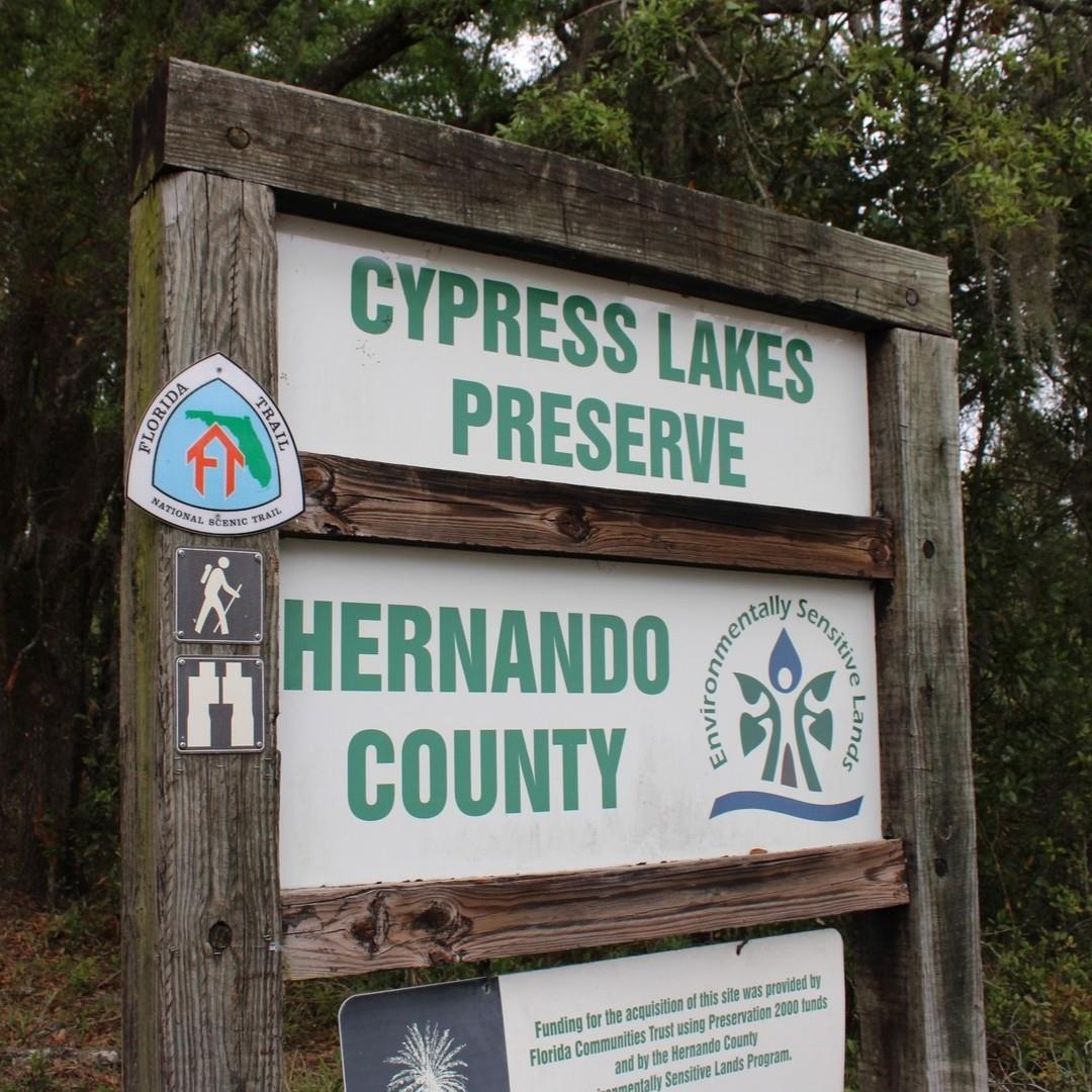 The trailhead kiosk at the entrance to Cypress Lakes Preserve located at 33241 Ridge Manor Blvd, in Ridge Manor, is now open to the public. Information signs will be installed shortly however there are trail maps available at the kiosk to help you navigate the preserve.
#eslhernando #hernandocounty #cypresslakespreserve #floridatrail