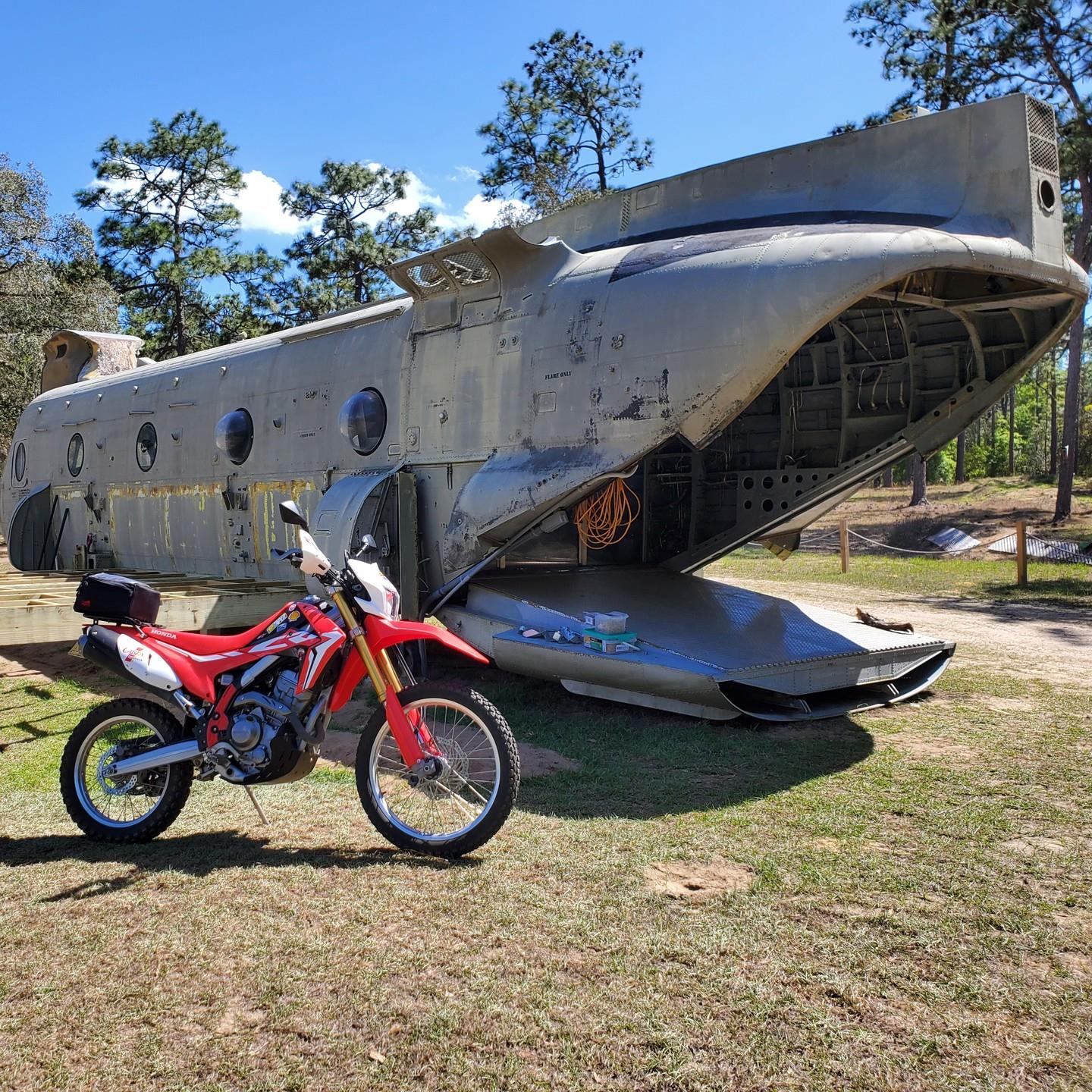 "Chinooki" as we so laughingly refer to her is getting her make over! 
This will be the only one of its kind in the world! 2br/1ba helicopter! only at #motoranchatcroom #croomlife #croom #uniquestays #airbnb #vacationlife #motocross #atv #vacationrental #floridaadventures