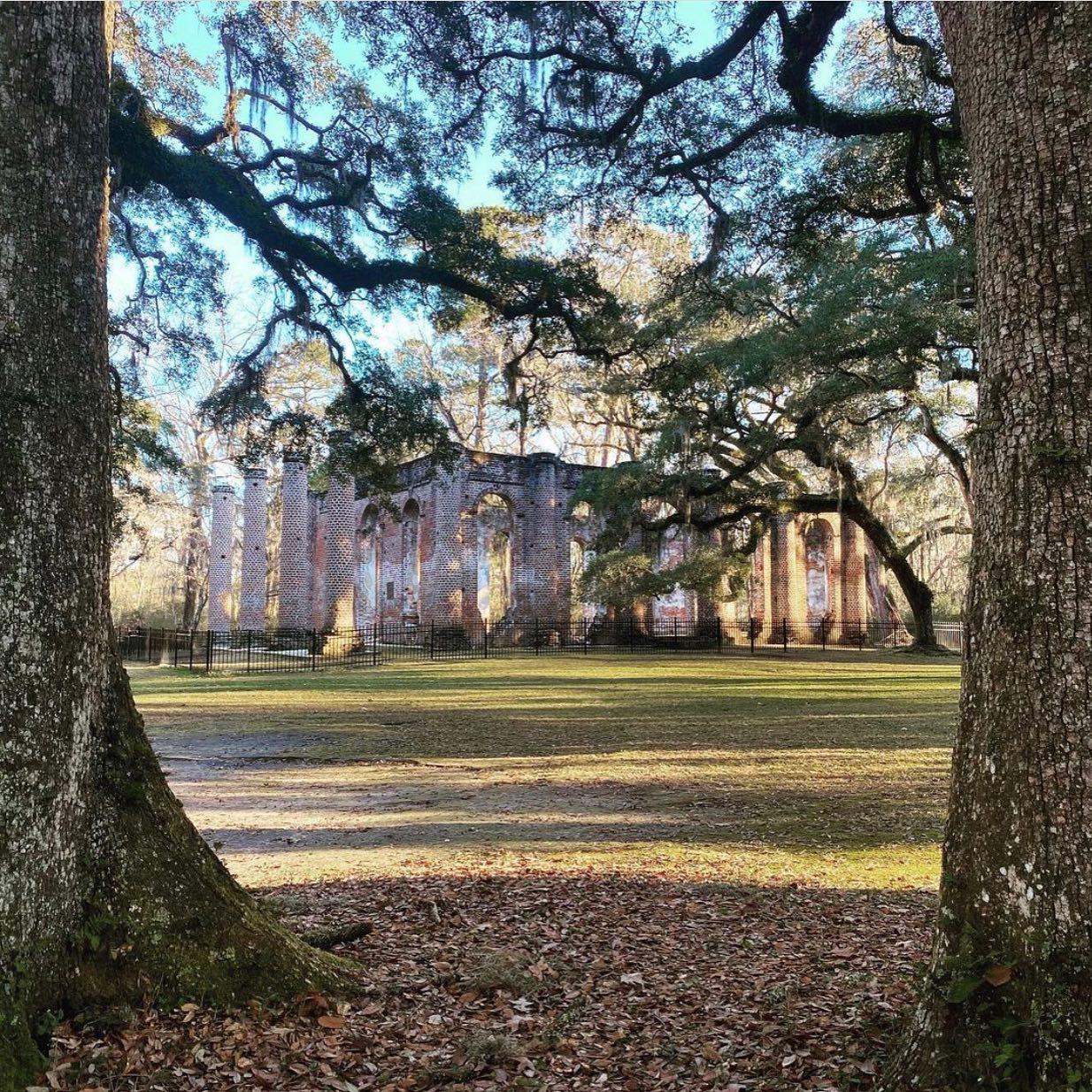 Sunday ‘splorin in the sunshine ☀️😍💙 #DiscoverSC 📸📍Old Sheldon Church Ruins: futuremrsbellue